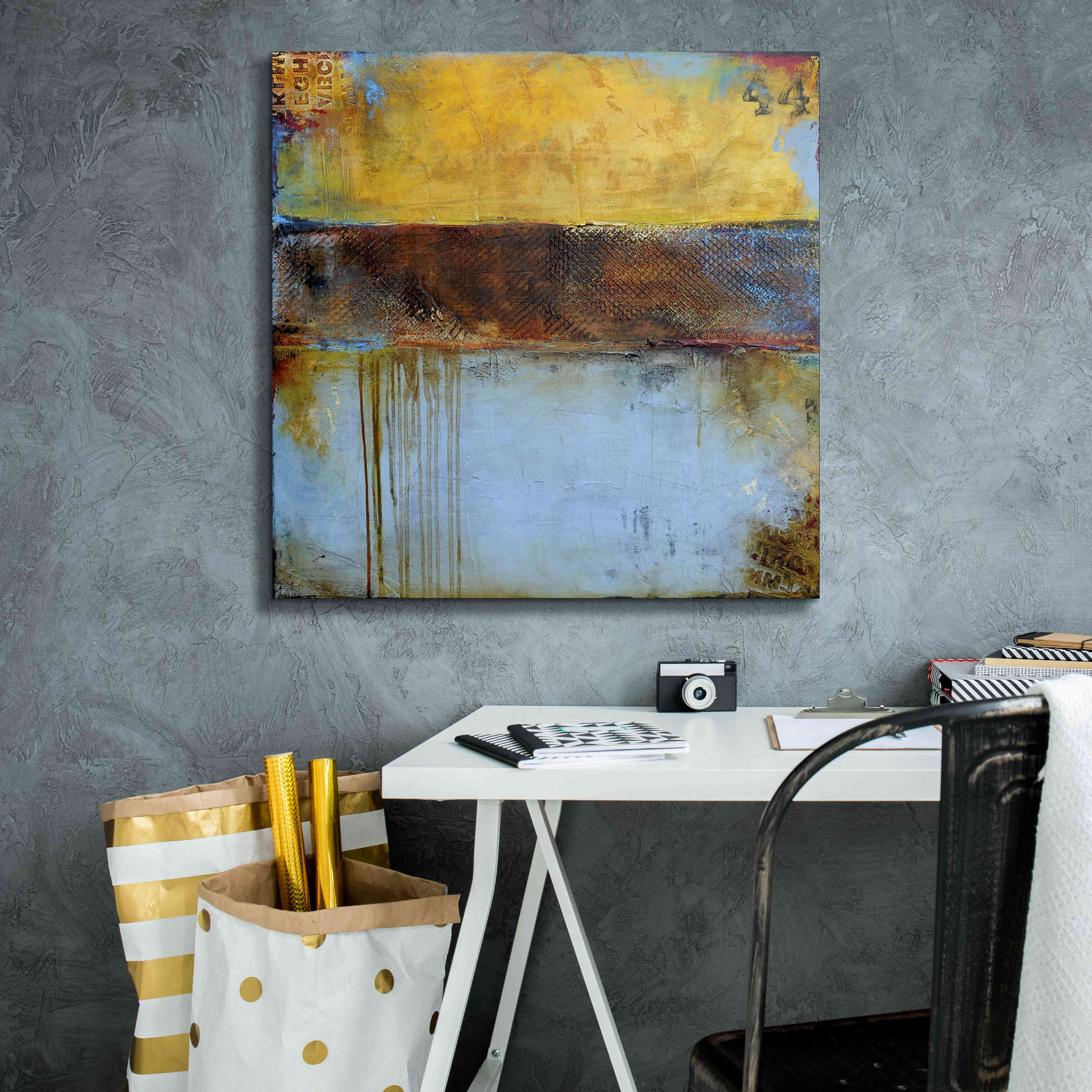 'Crossroad 44' by Erin Ashley, Giclee Canvas Wall Art,26 x 26