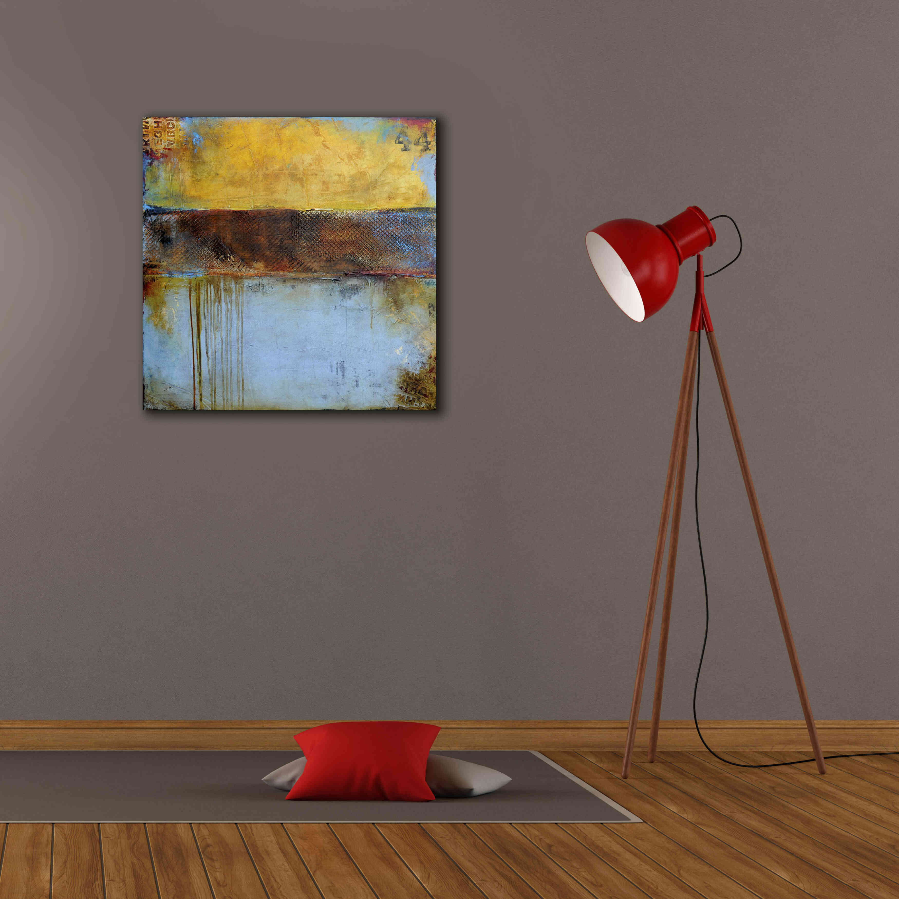 'Crossroad 44' by Erin Ashley, Giclee Canvas Wall Art,26 x 26