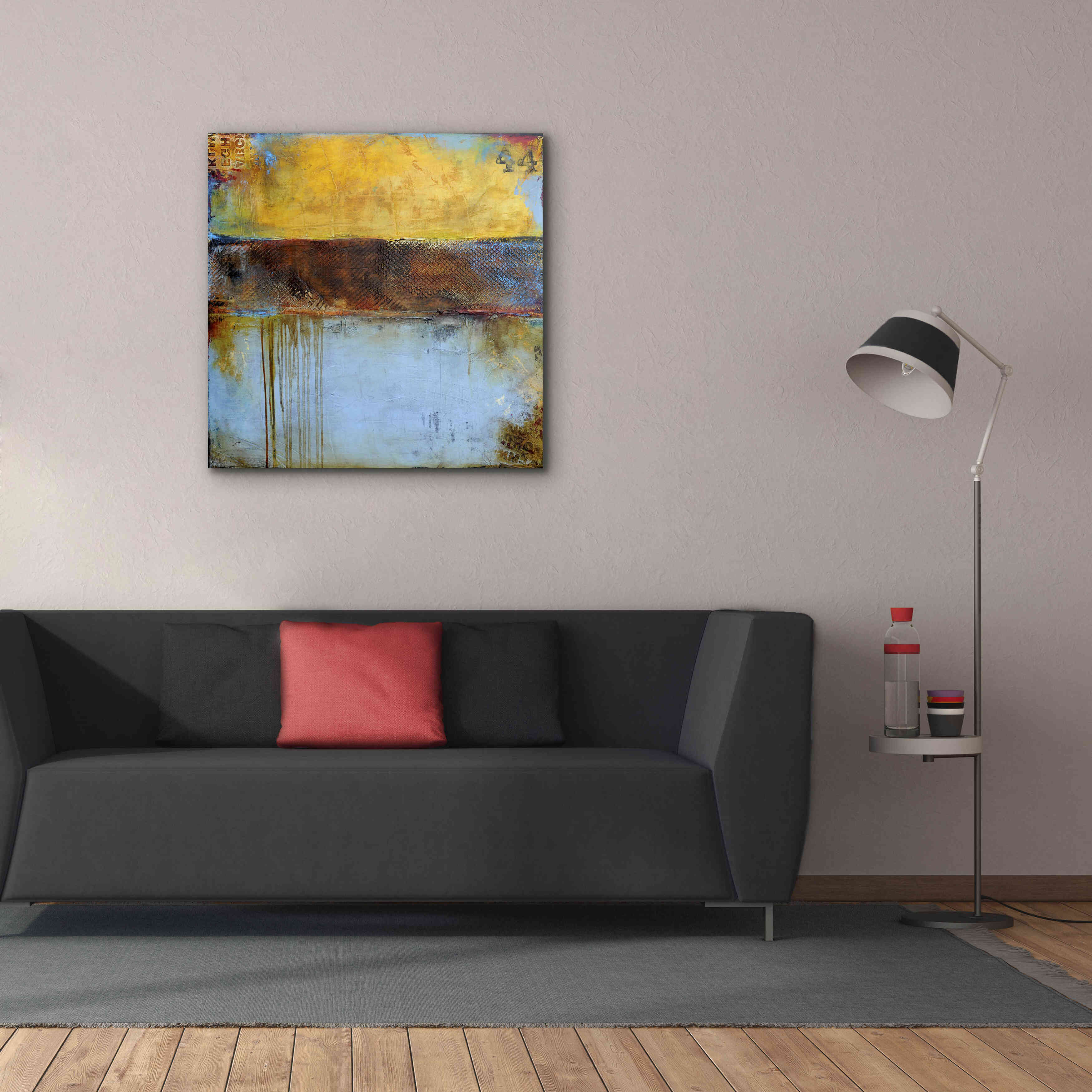 'Crossroad 44' by Erin Ashley, Giclee Canvas Wall Art,37 x 37