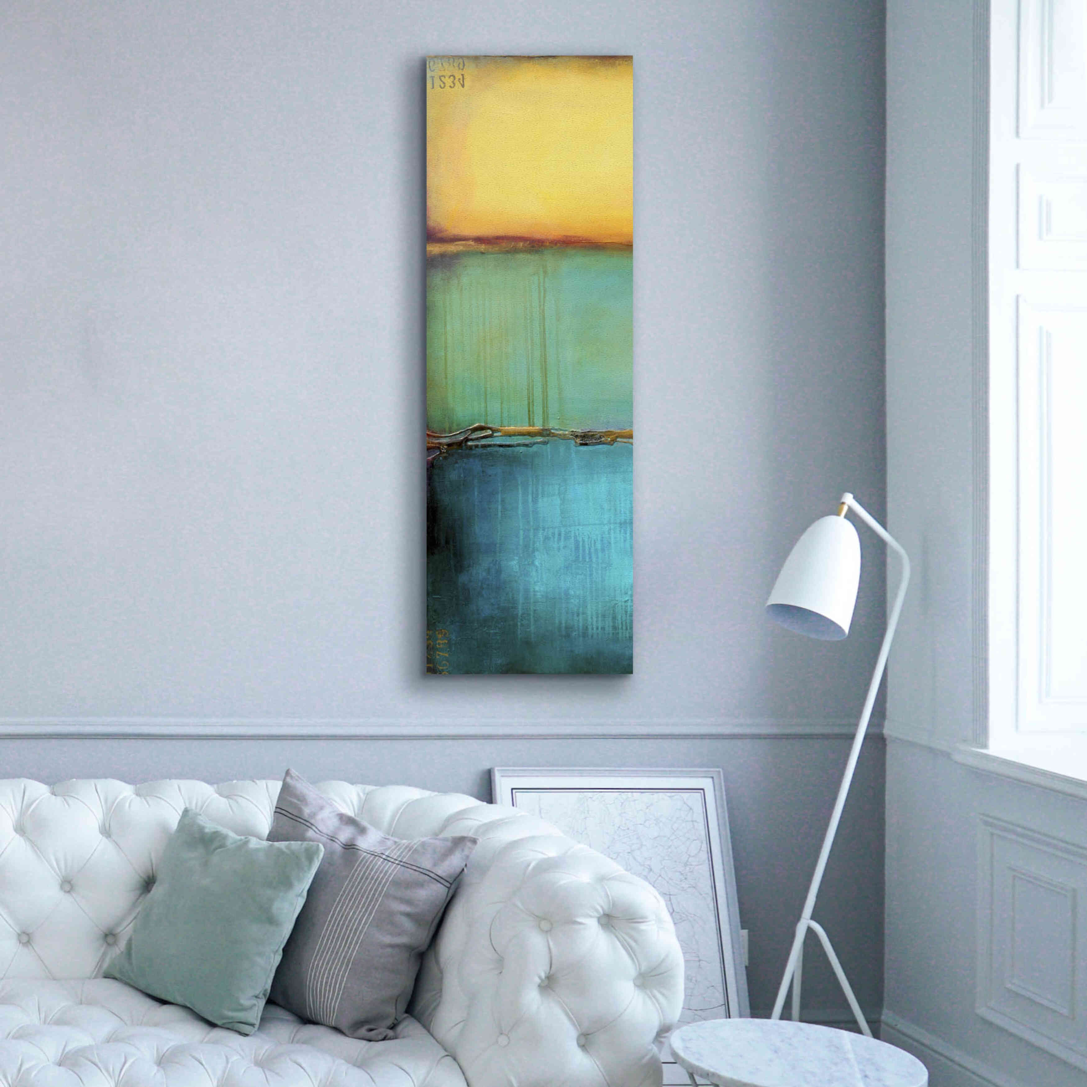 'Emeralds Bay I' by Erin Ashley, Giclee Canvas Wall Art,20 x 60