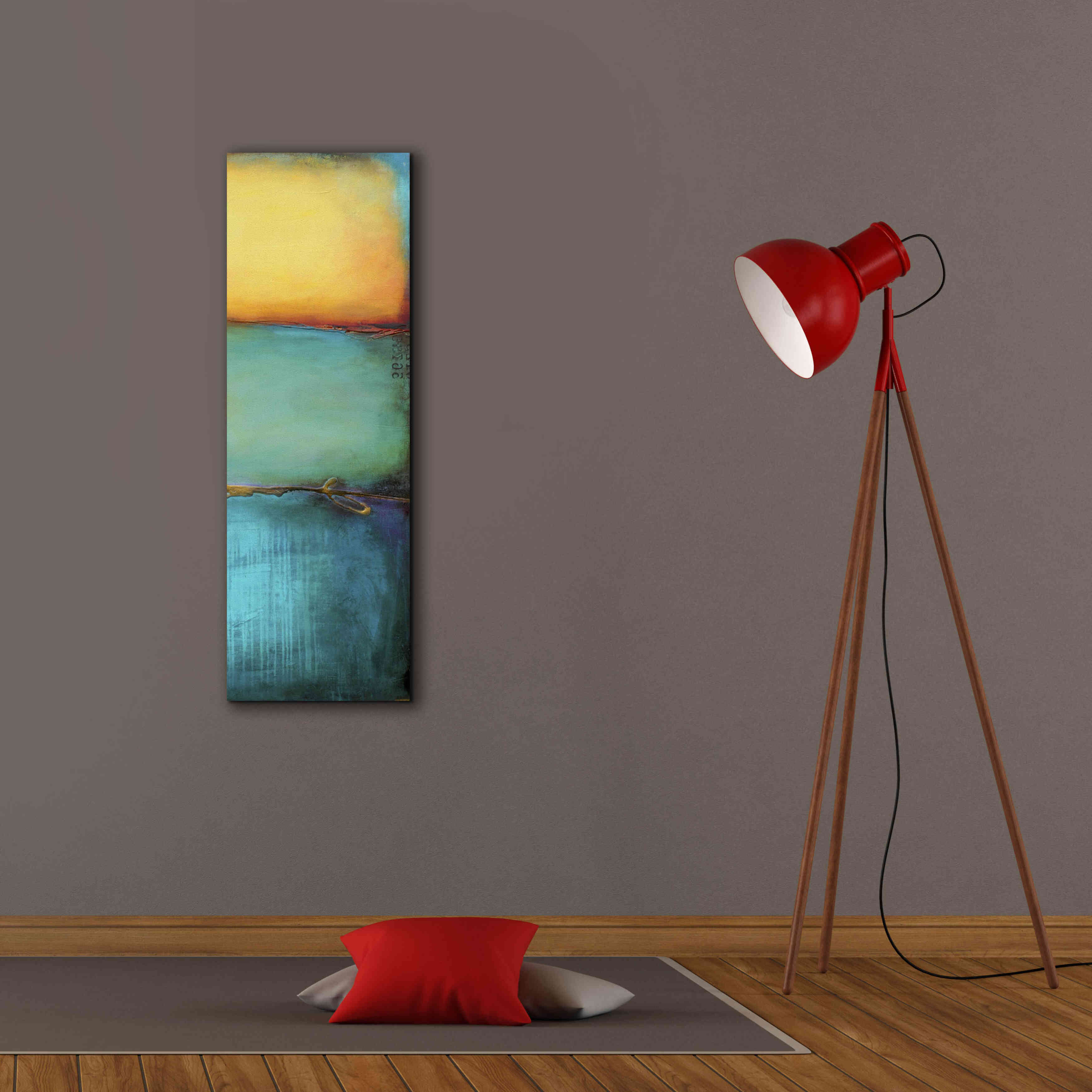 'Emeralds Bay II' by Erin Ashley, Giclee Canvas Wall Art,12 x 36