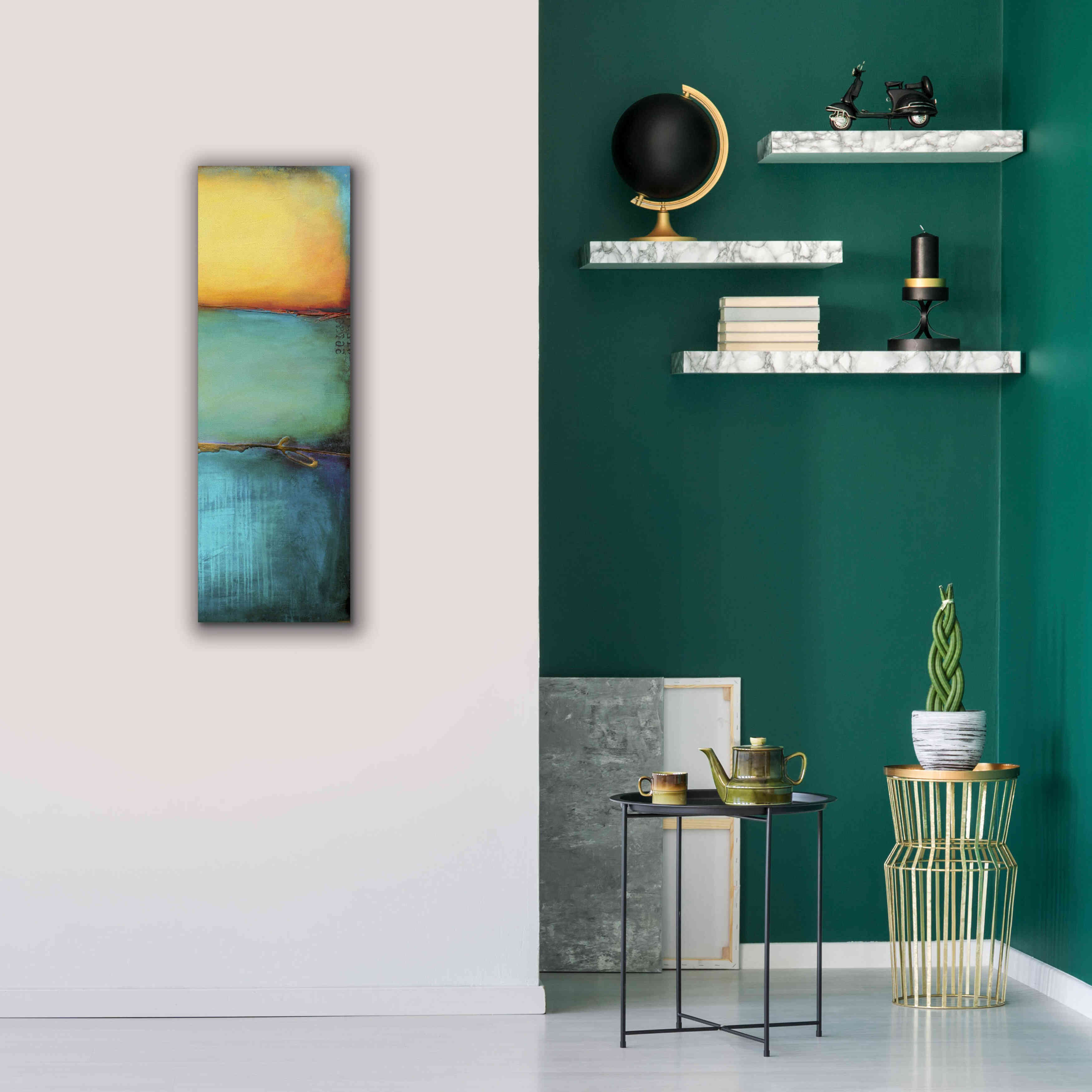 'Emeralds Bay II' by Erin Ashley, Giclee Canvas Wall Art,12 x 36