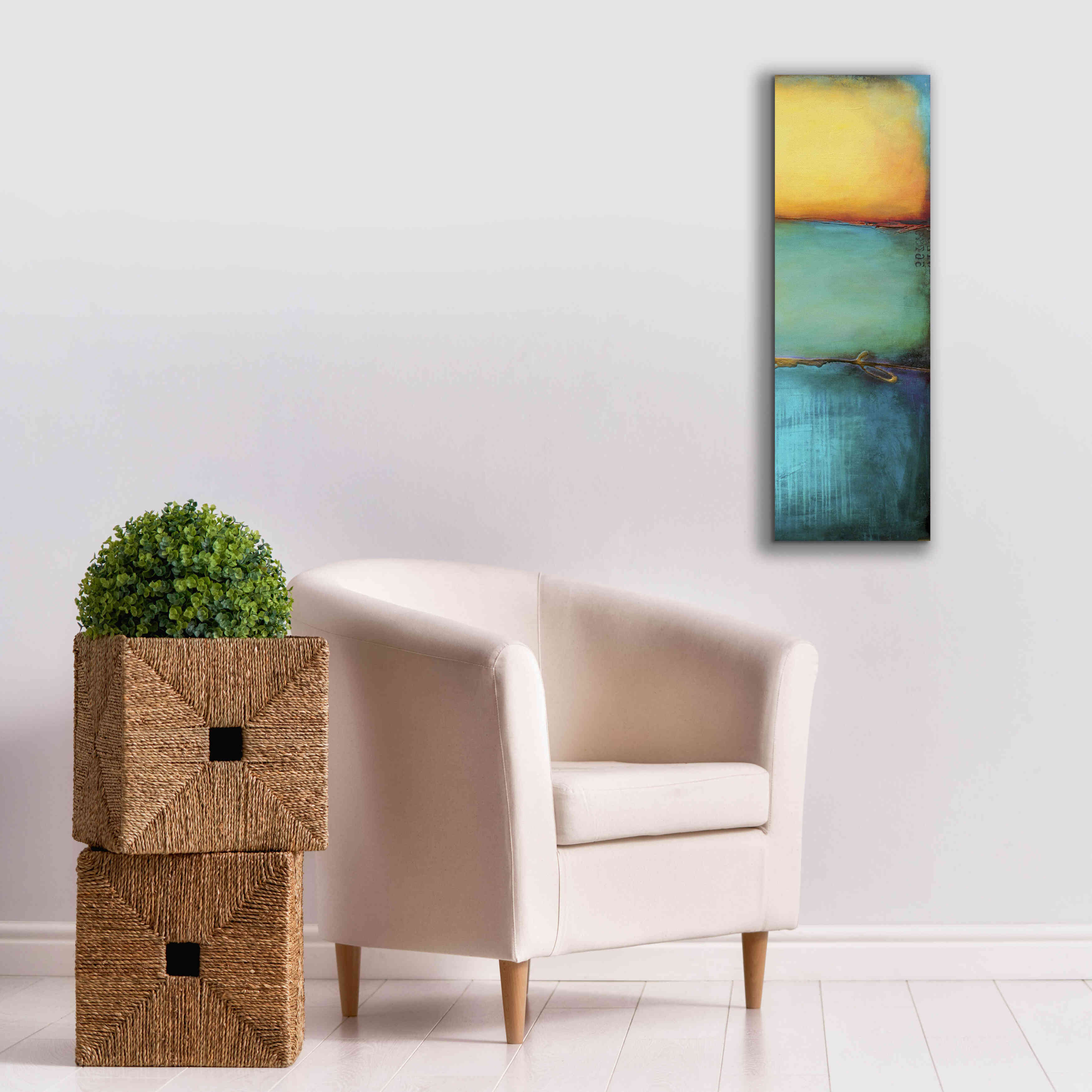 'Emeralds Bay II' by Erin Ashley, Giclee Canvas Wall Art,12 x 36