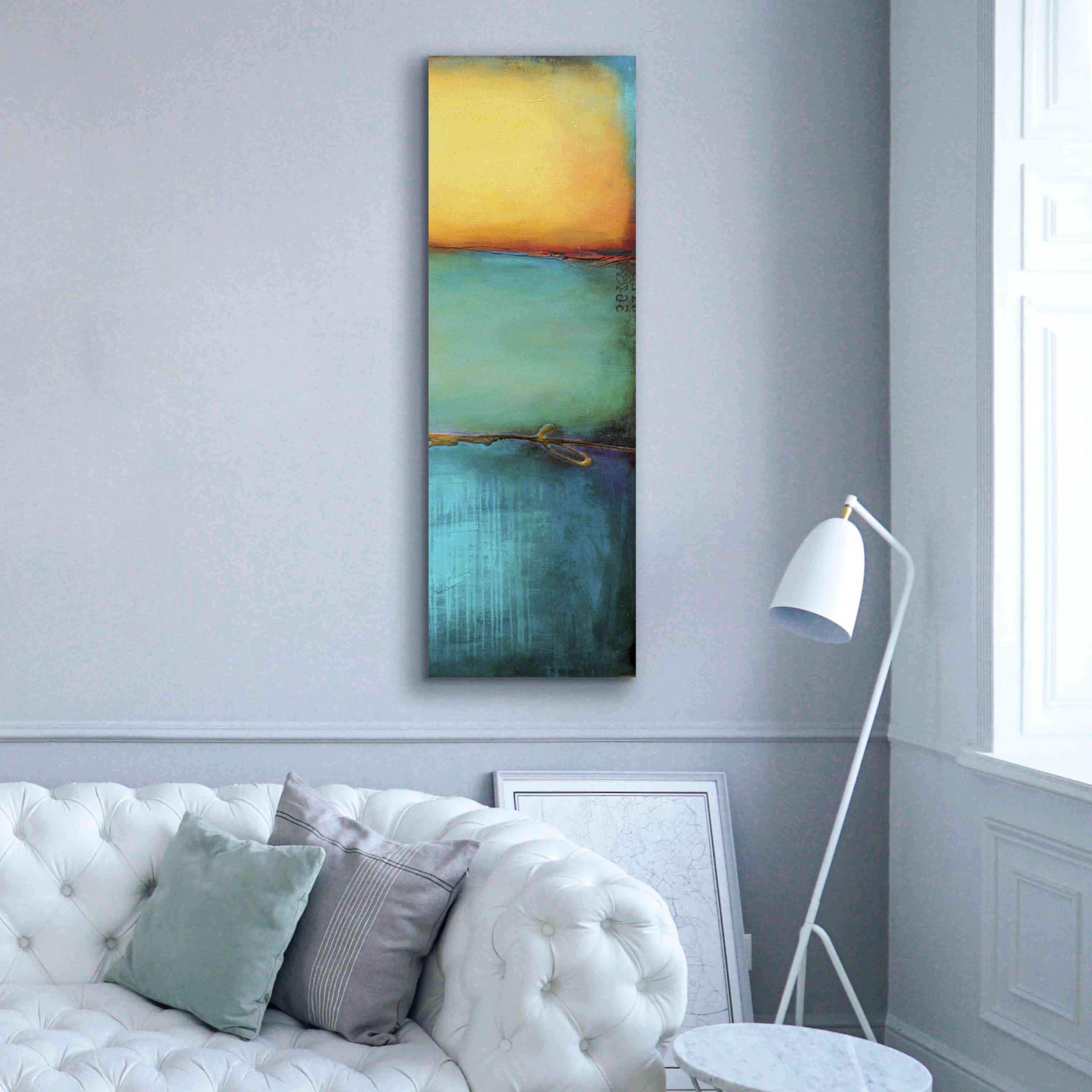 'Emeralds Bay II' by Erin Ashley, Giclee Canvas Wall Art,20 x 60