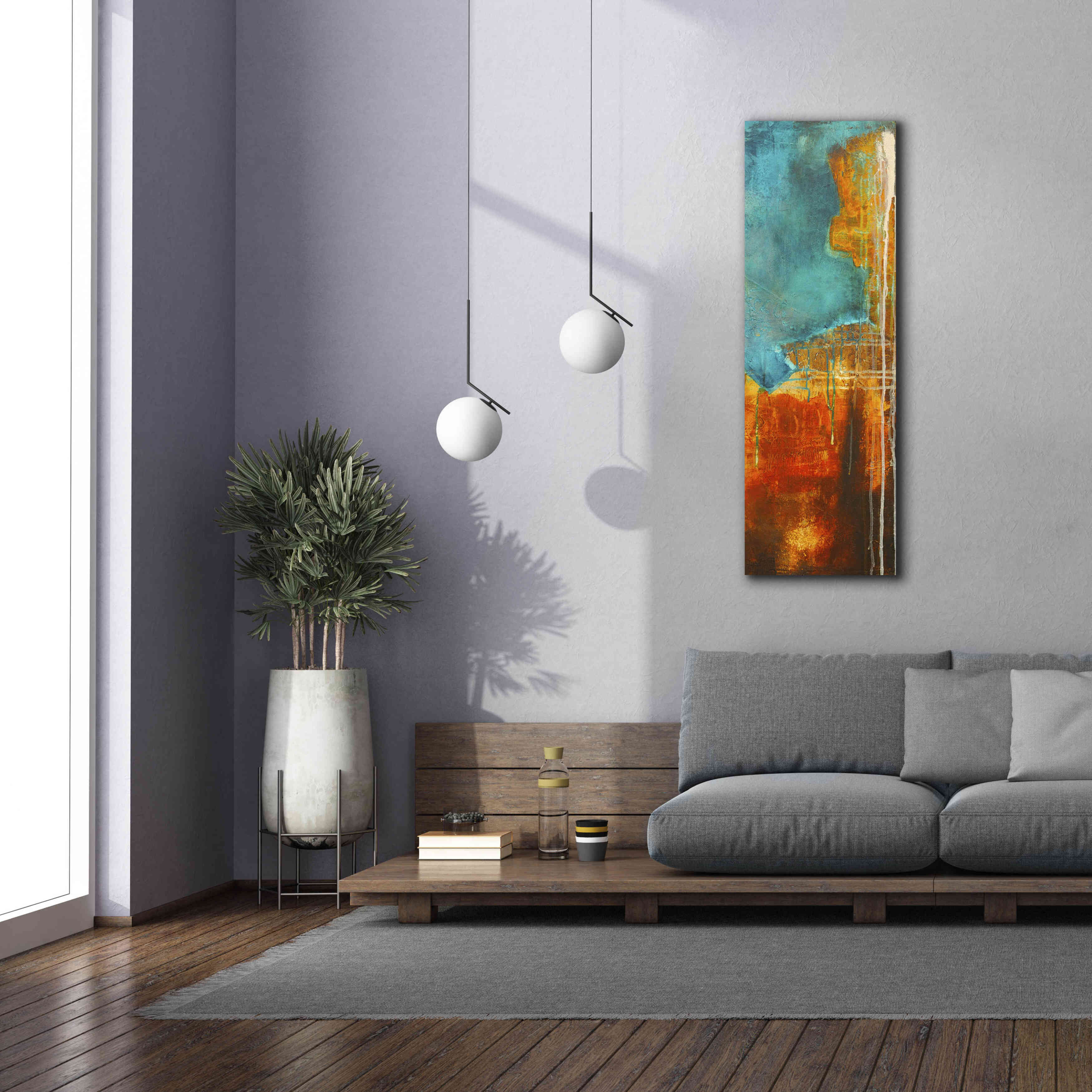 'Emeralds Cave I' by Erin Ashley, Giclee Canvas Wall Art,20 x 60
