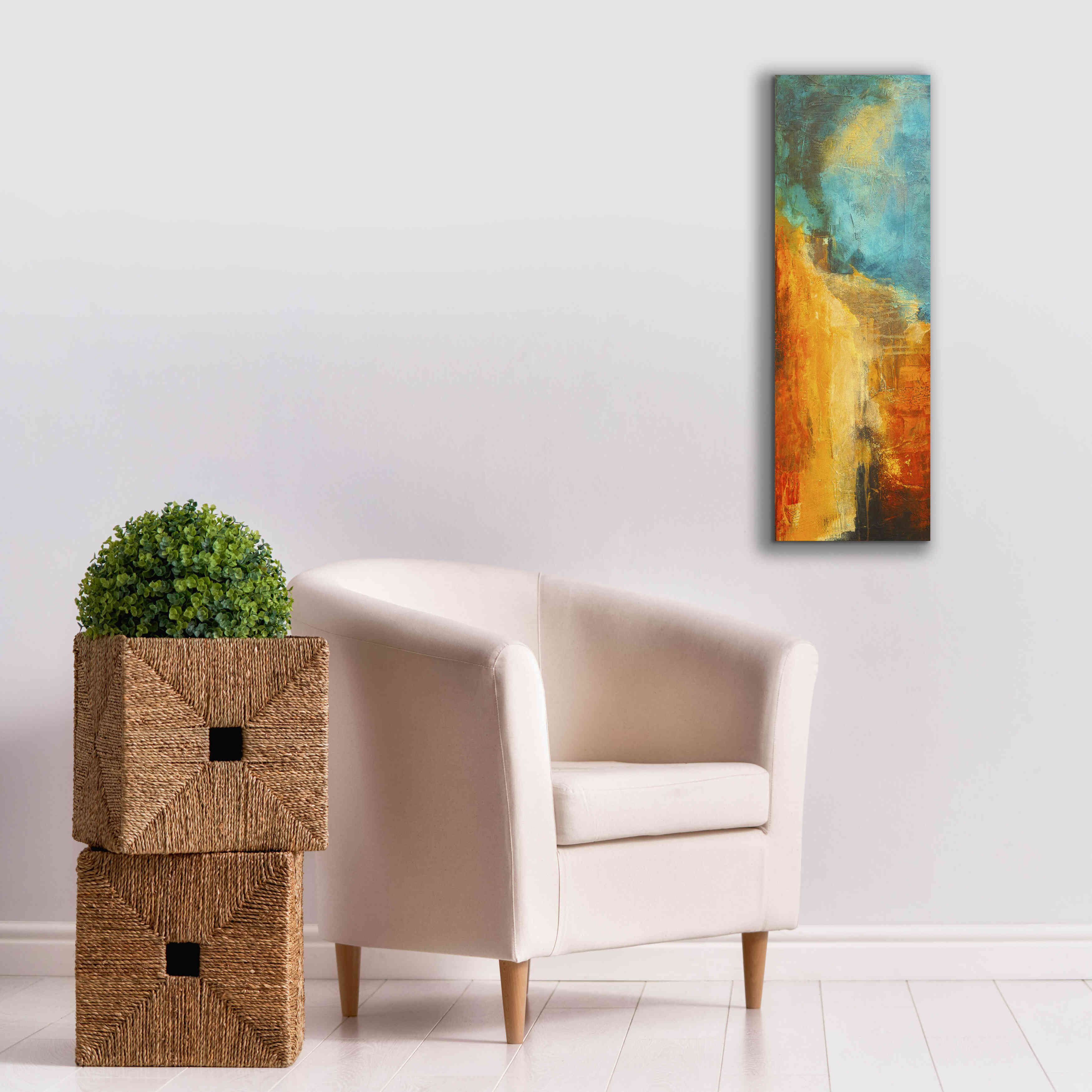 'Emeralds Cave II' by Erin Ashley, Giclee Canvas Wall Art,12 x 36