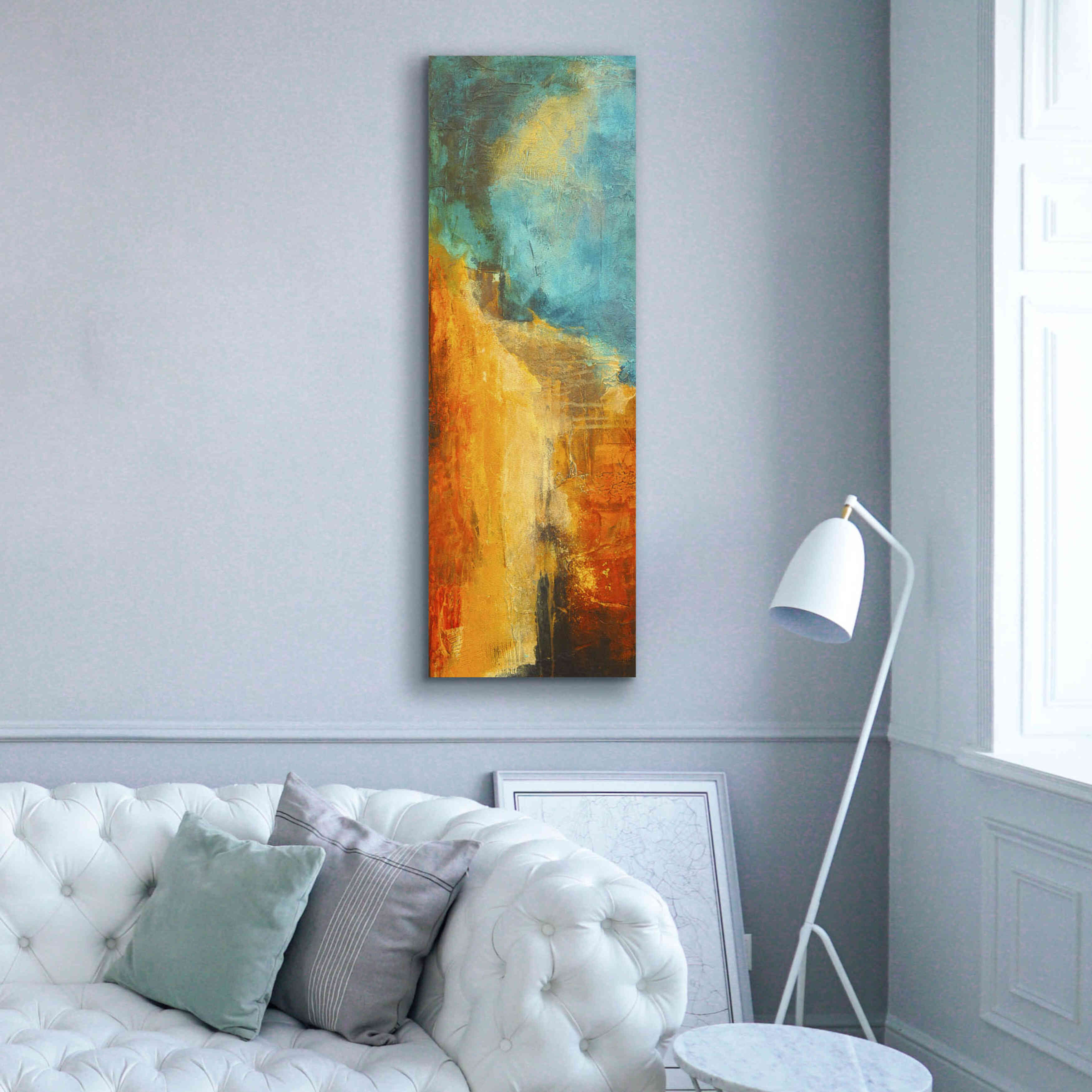 'Emeralds Cave II' by Erin Ashley, Giclee Canvas Wall Art,20 x 60