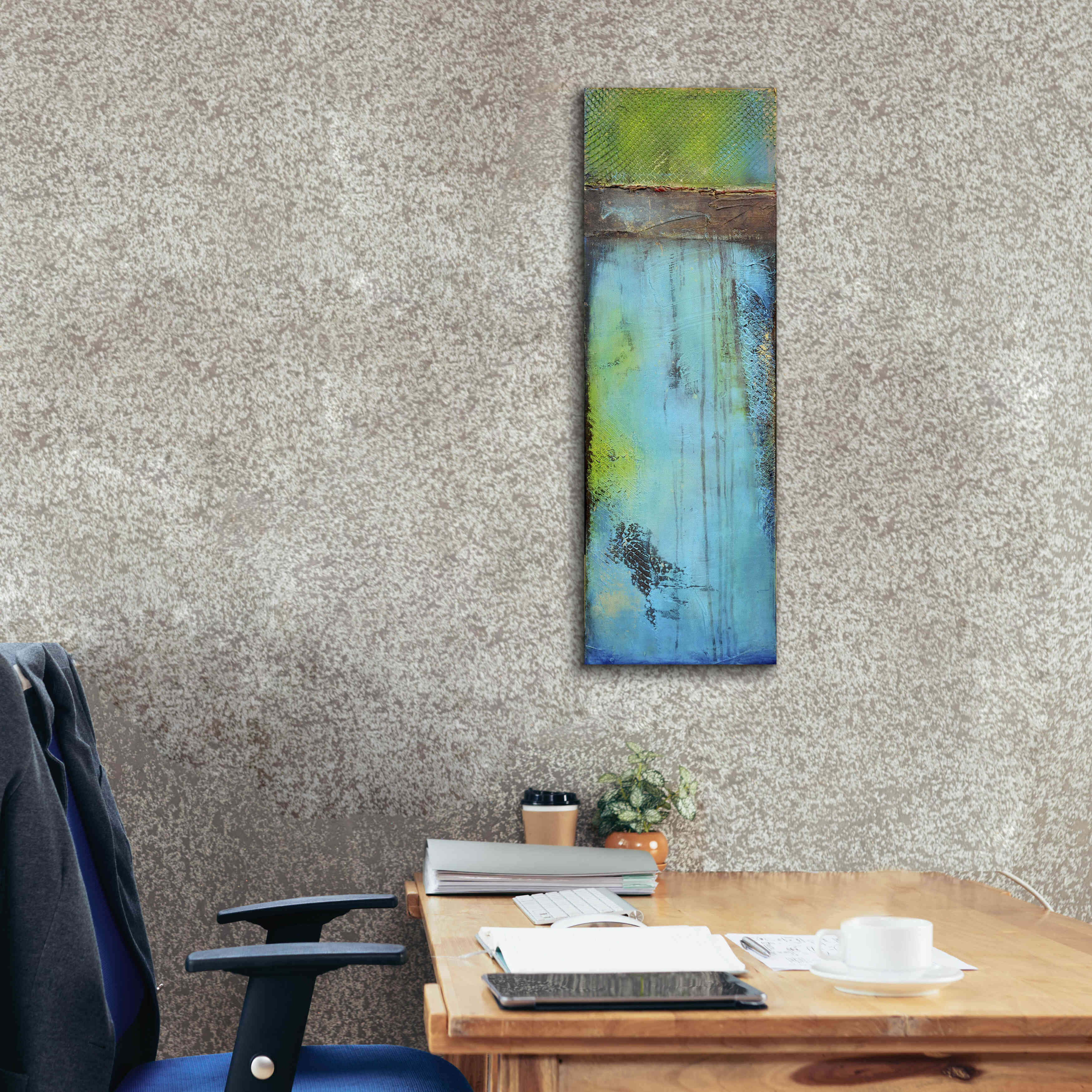 'Fisher Island II' by Erin Ashley, Giclee Canvas Wall Art,12 x 36