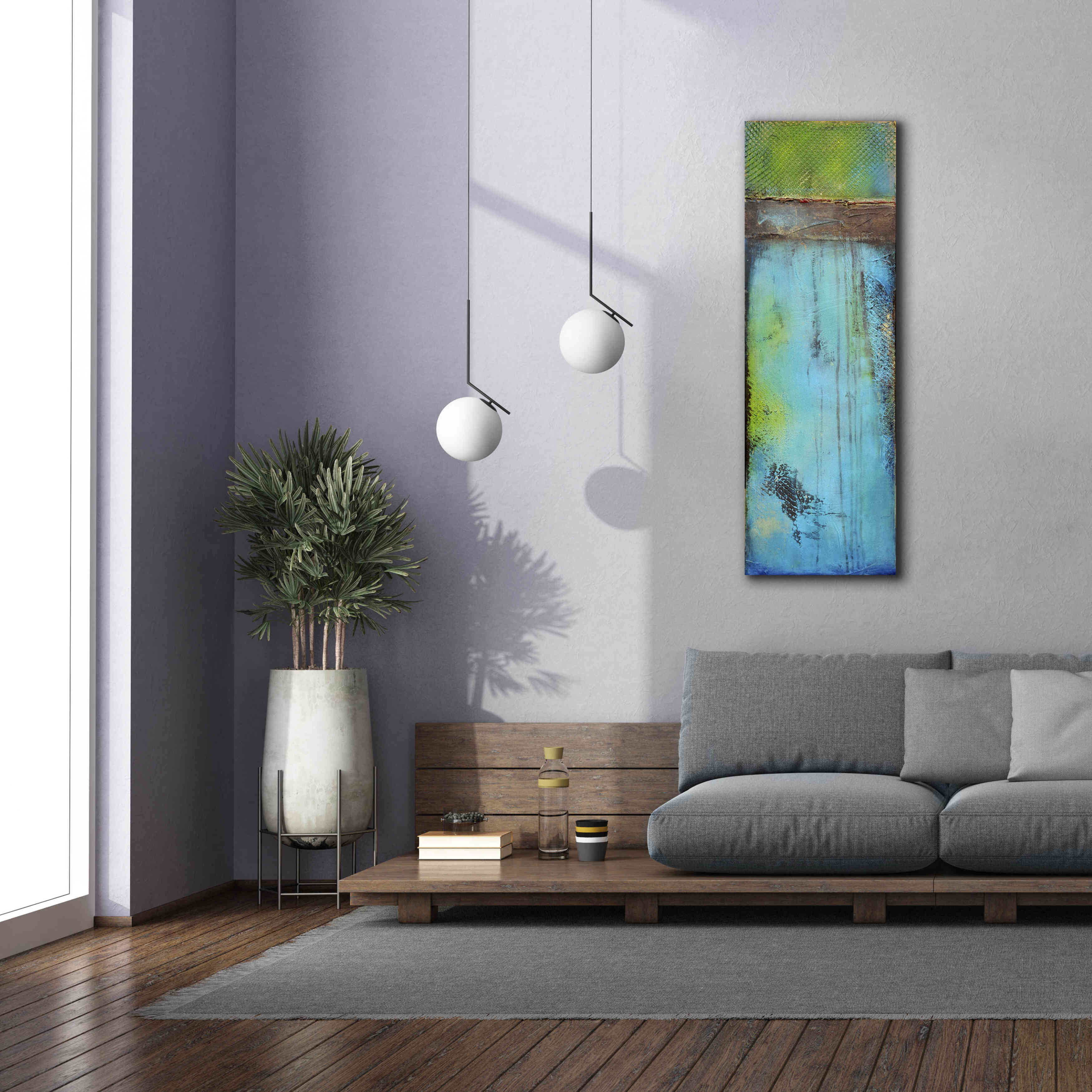 'Fisher Island II' by Erin Ashley, Giclee Canvas Wall Art,20 x 60