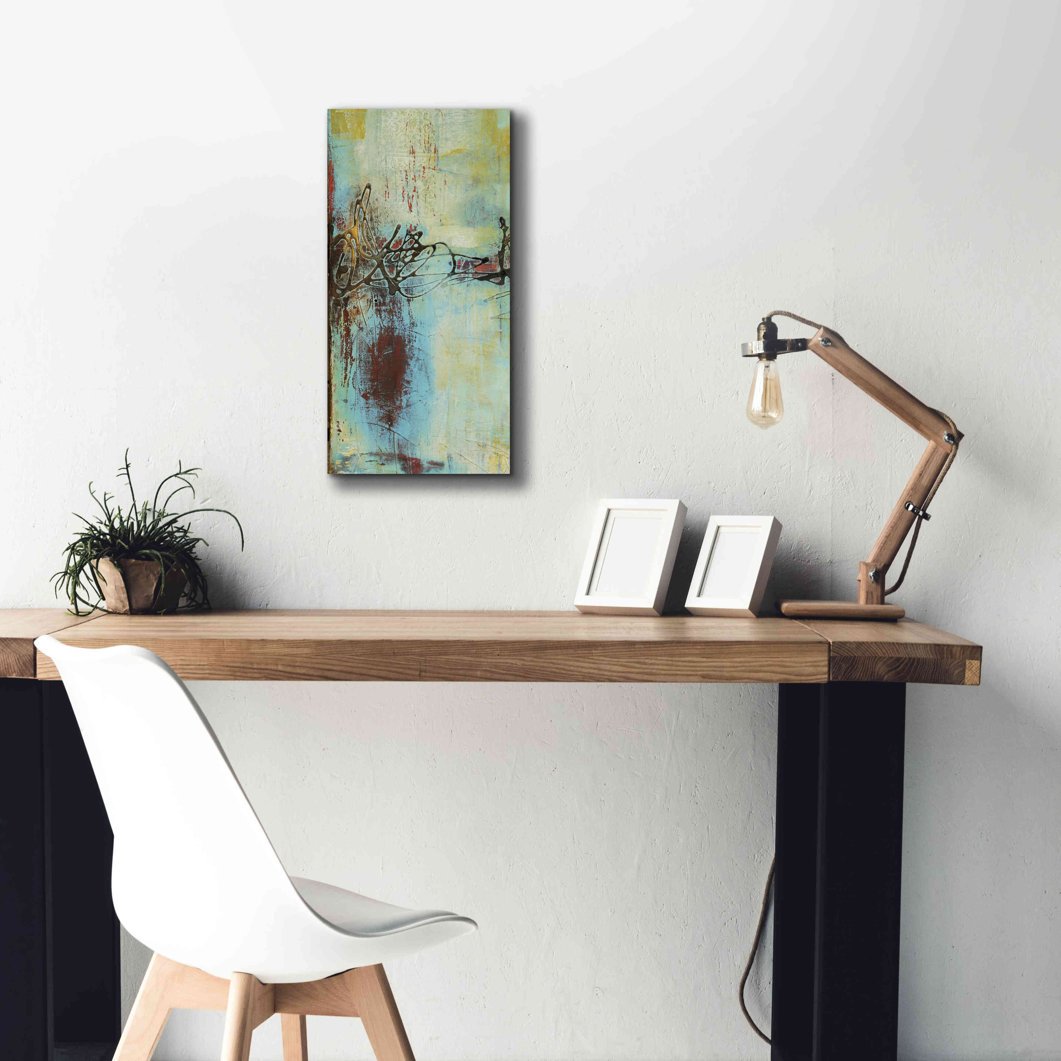 'Gin House Blues I' by Erin Ashley, Giclee Canvas Wall Art,12 x 24