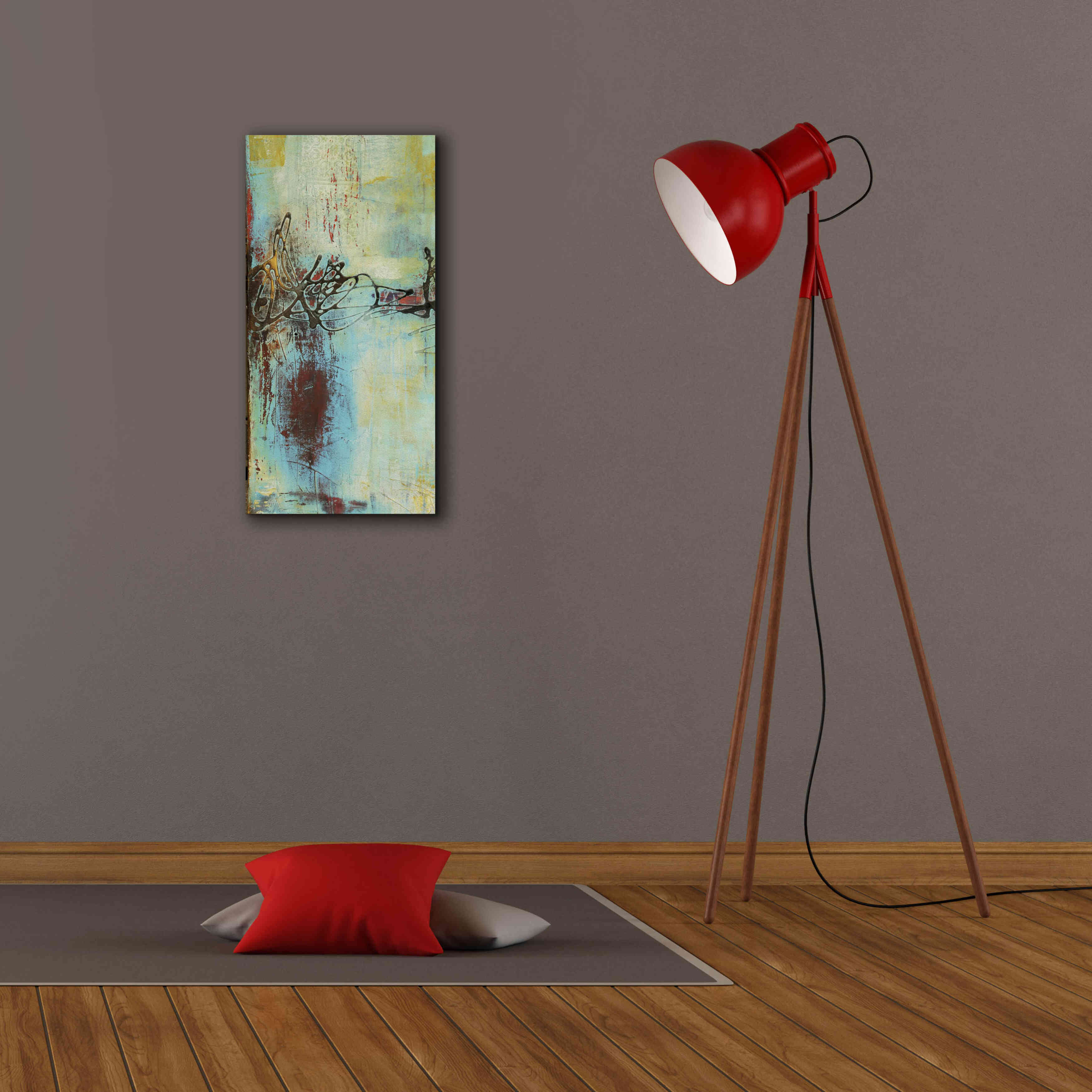 'Gin House Blues I' by Erin Ashley, Giclee Canvas Wall Art,12 x 24