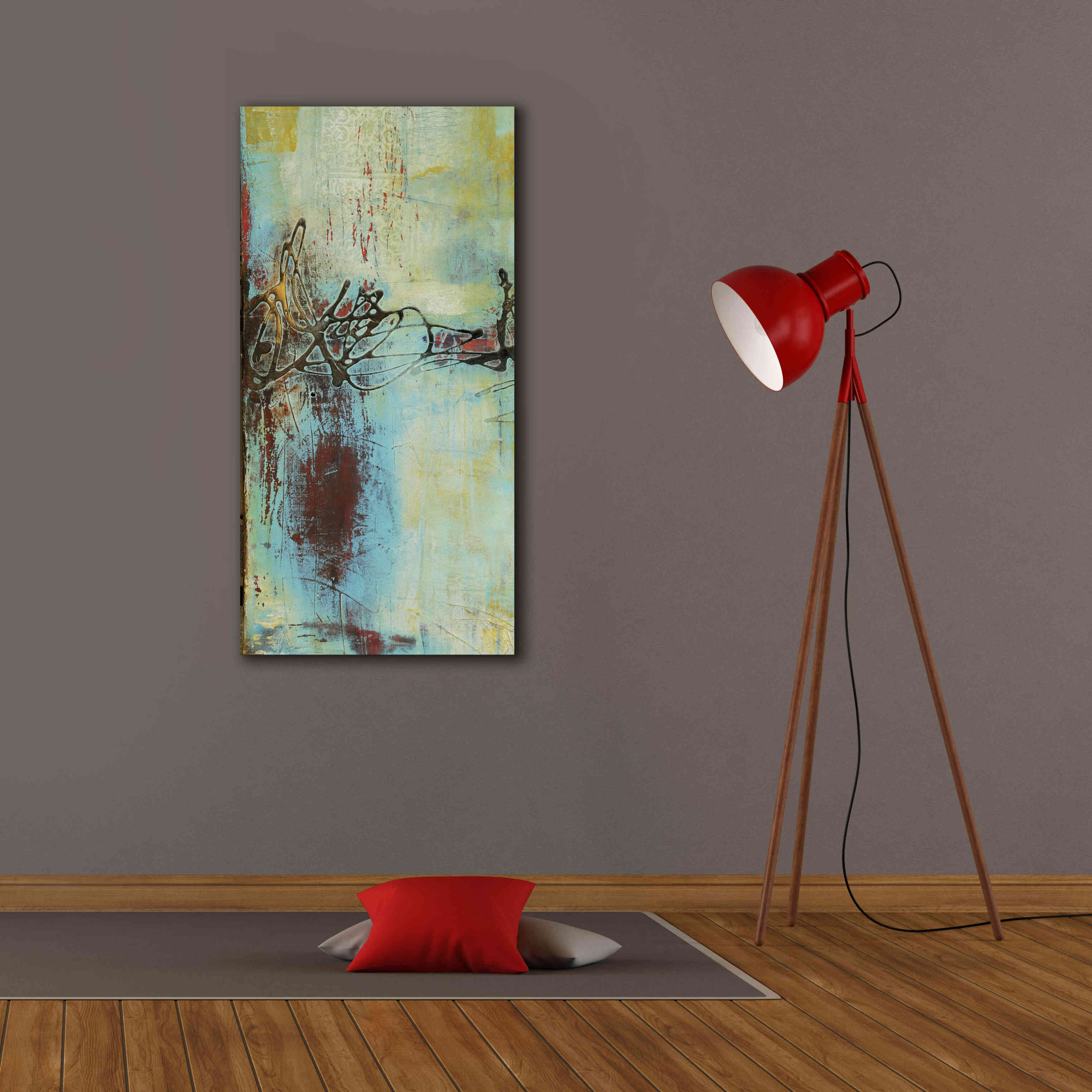 'Gin House Blues I' by Erin Ashley, Giclee Canvas Wall Art,20 x 40