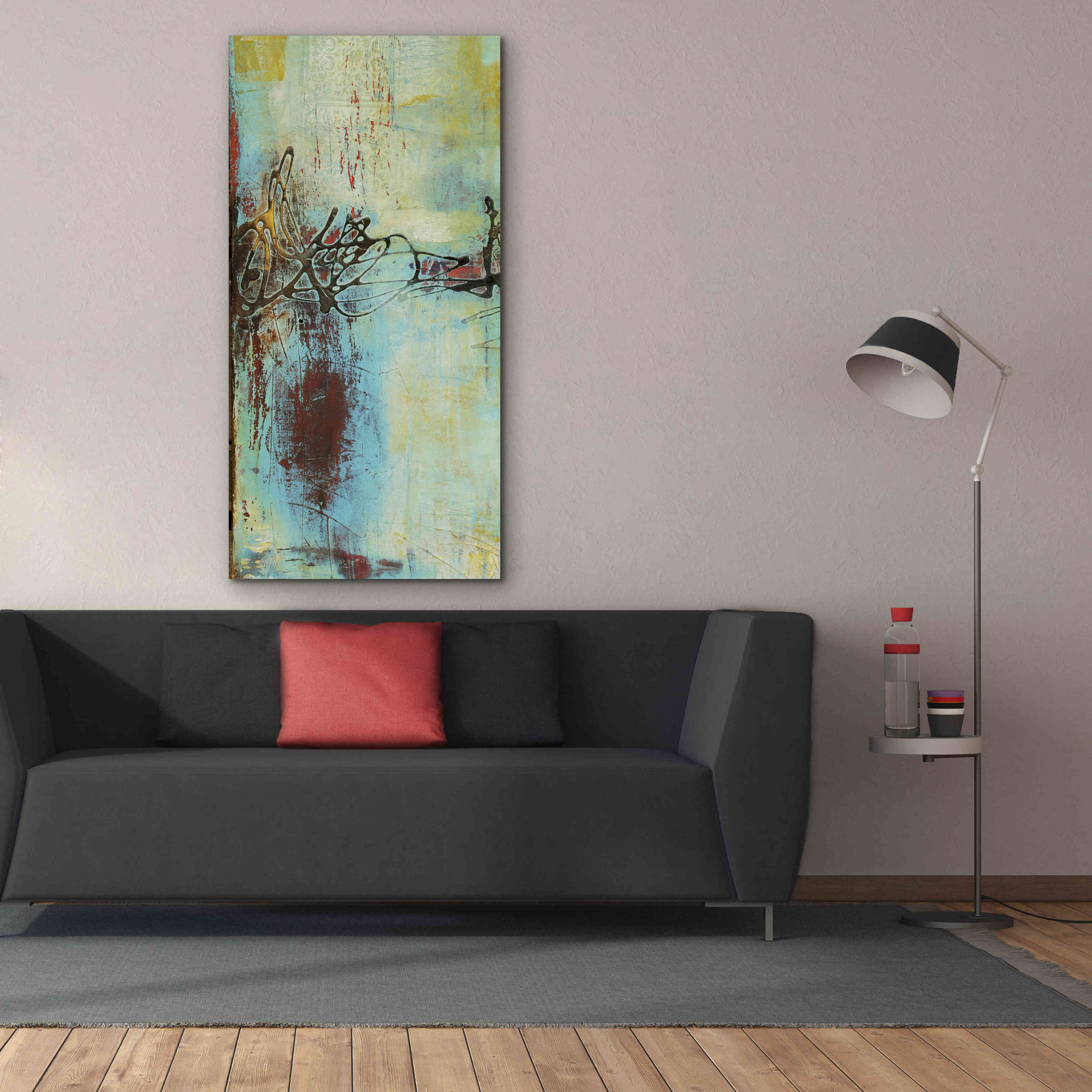 'Gin House Blues I' by Erin Ashley, Giclee Canvas Wall Art,30 x 60