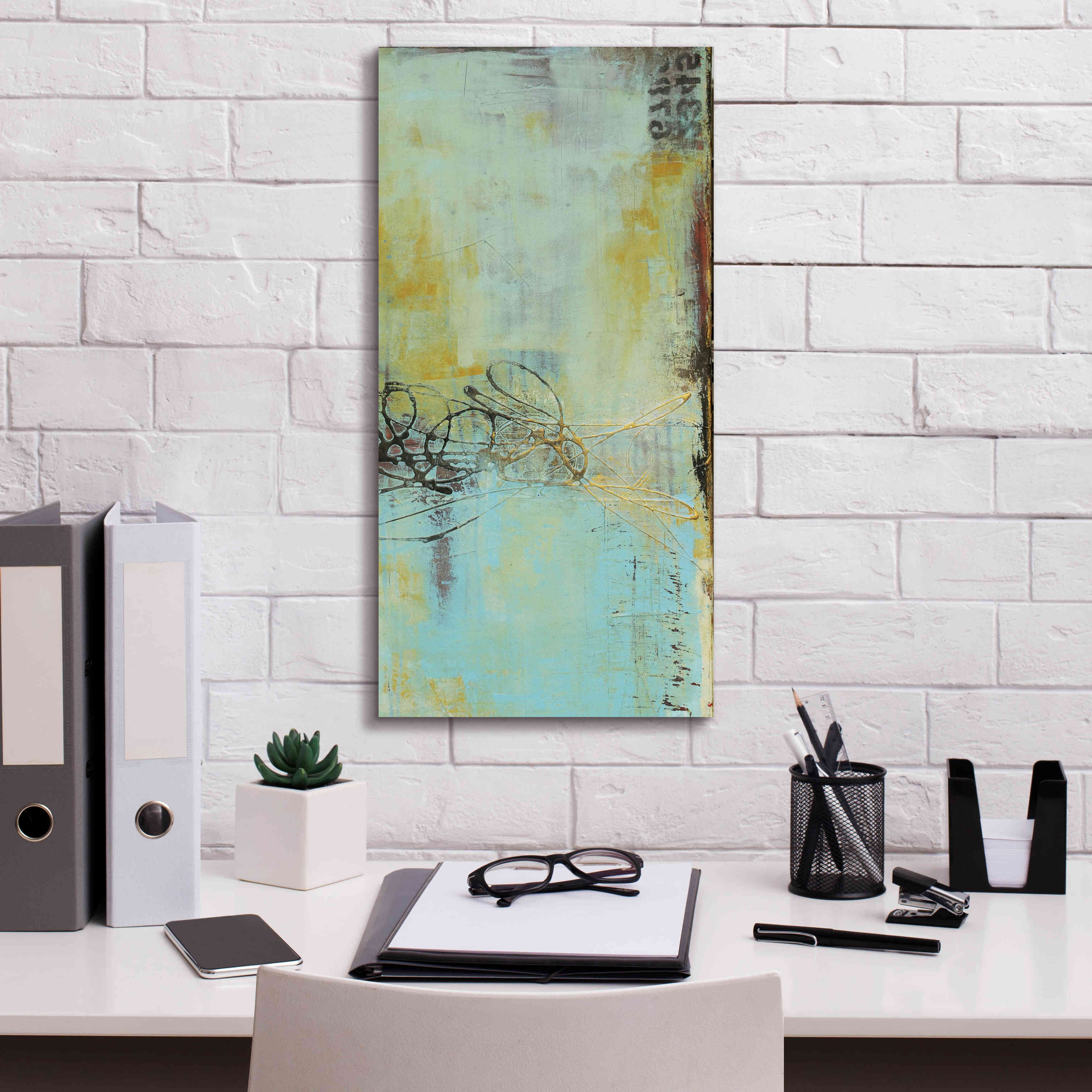 'Gin House Blues II' by Erin Ashley, Giclee Canvas Wall Art,12 x 24