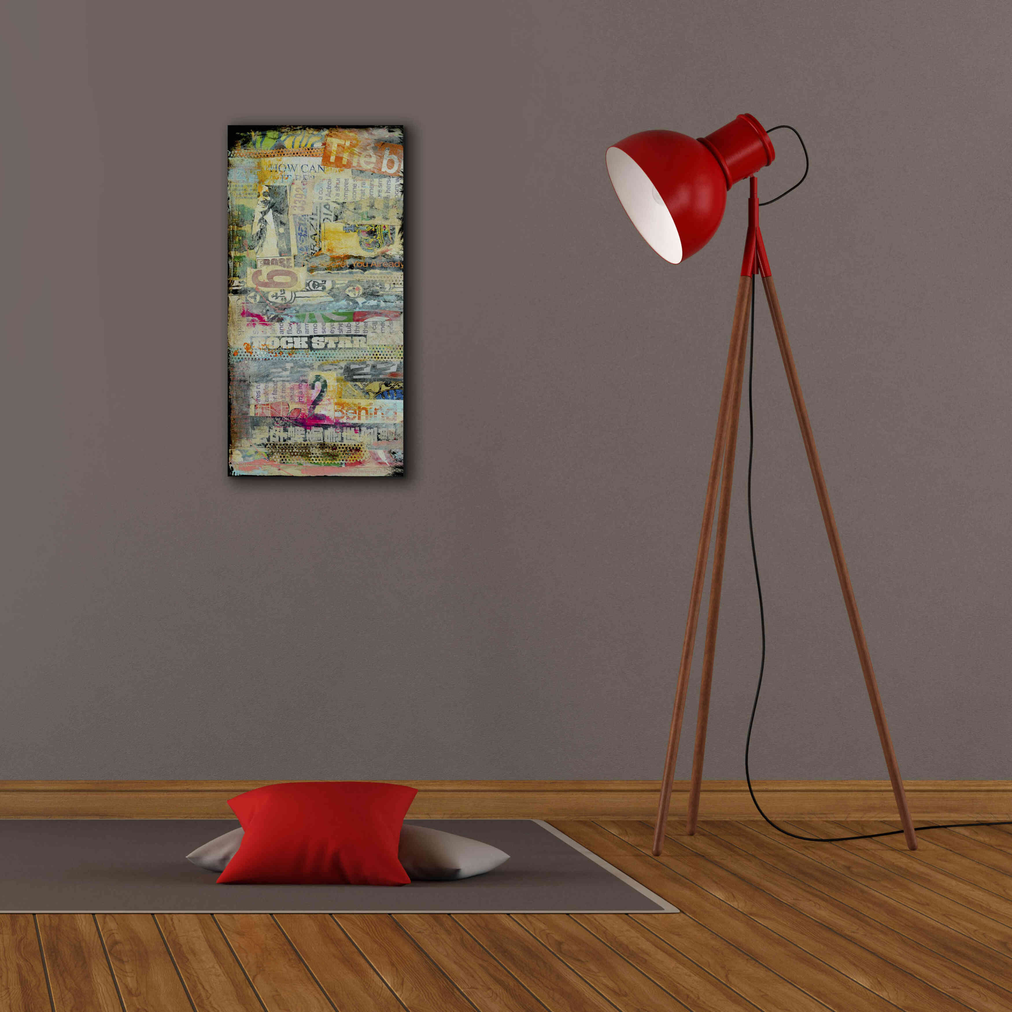 'In the Mix I' by Erin Ashley, Giclee Canvas Wall Art,12 x 24