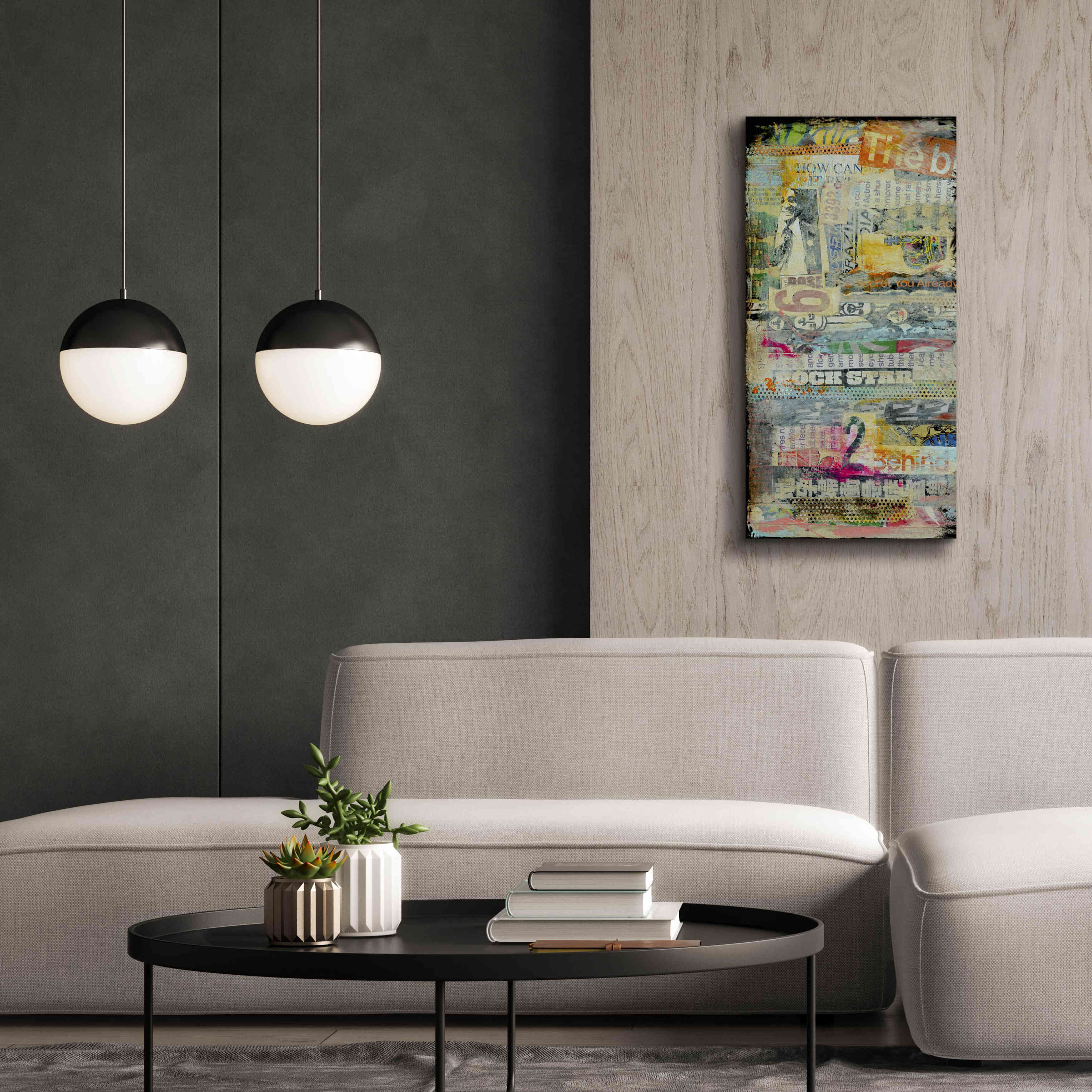 'In the Mix I' by Erin Ashley, Giclee Canvas Wall Art,20 x 40