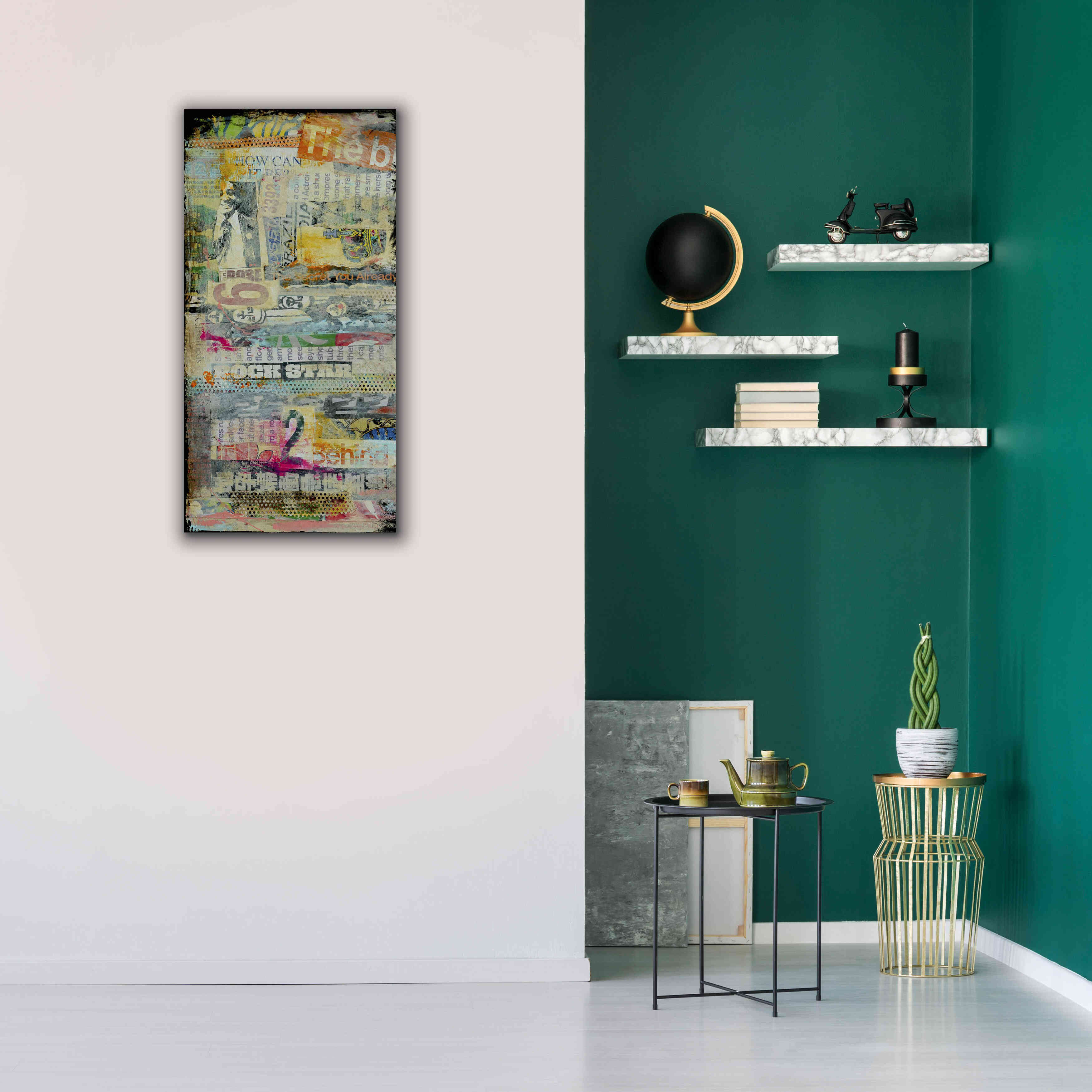 'In the Mix I' by Erin Ashley, Giclee Canvas Wall Art,20 x 40