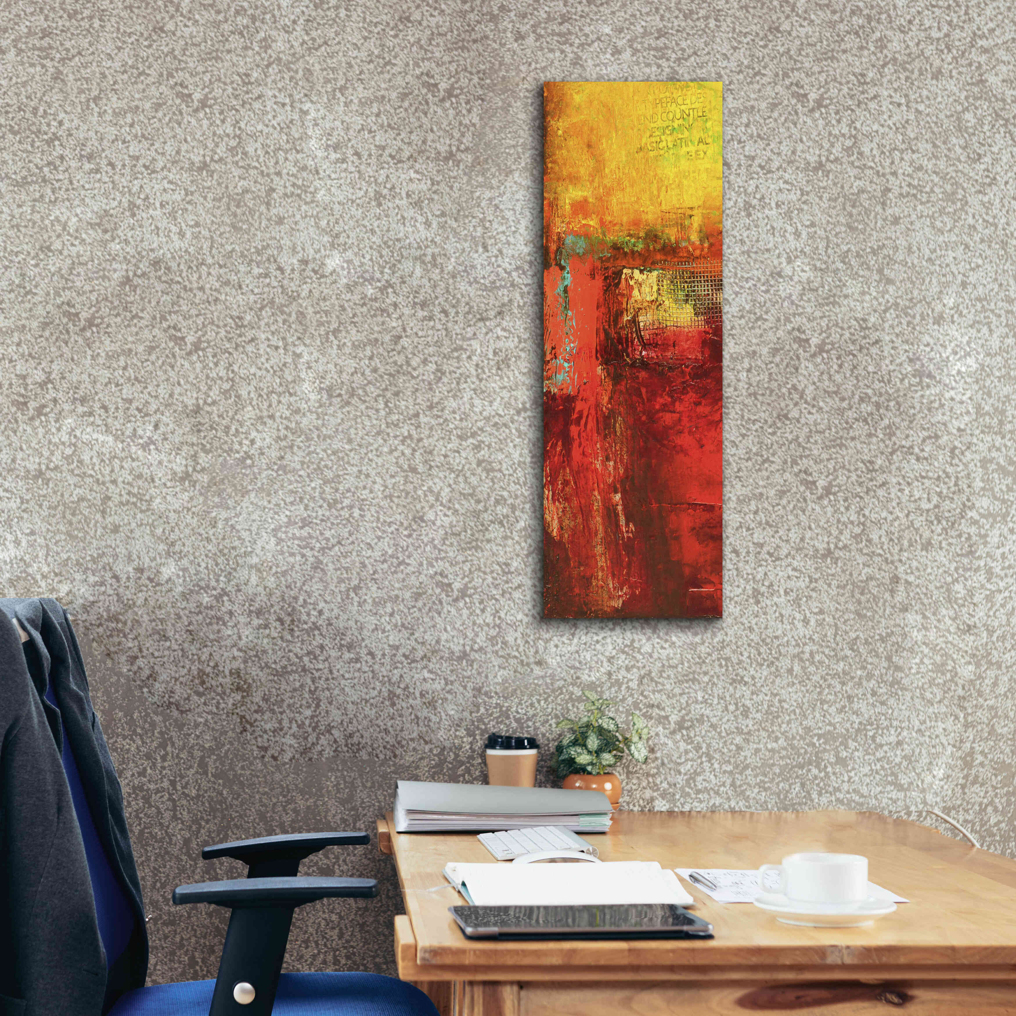 'Inner Circle III' by Erin Ashley, Giclee Canvas Wall Art,12 x 36