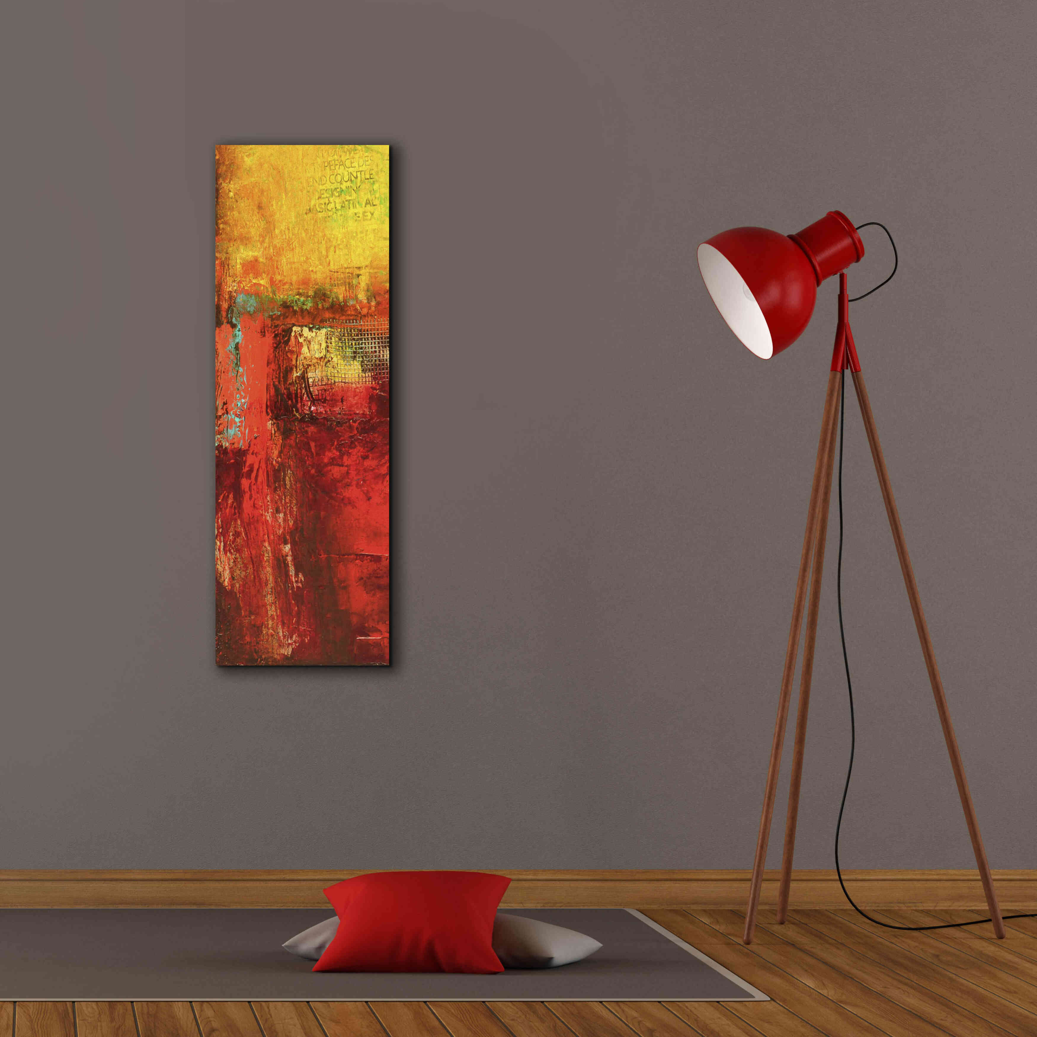 'Inner Circle III' by Erin Ashley, Giclee Canvas Wall Art,12 x 36