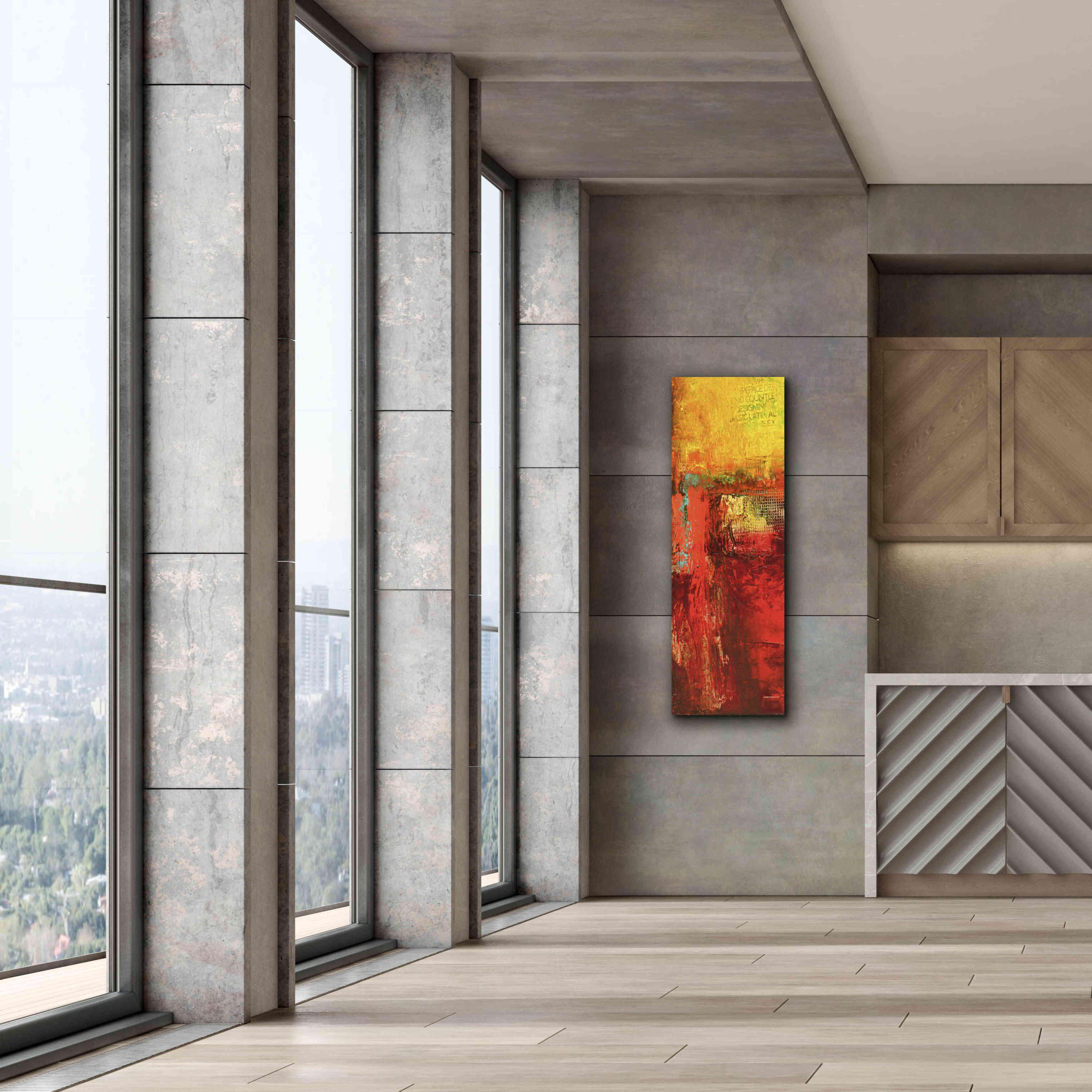 'Inner Circle III' by Erin Ashley, Giclee Canvas Wall Art,20 x 60