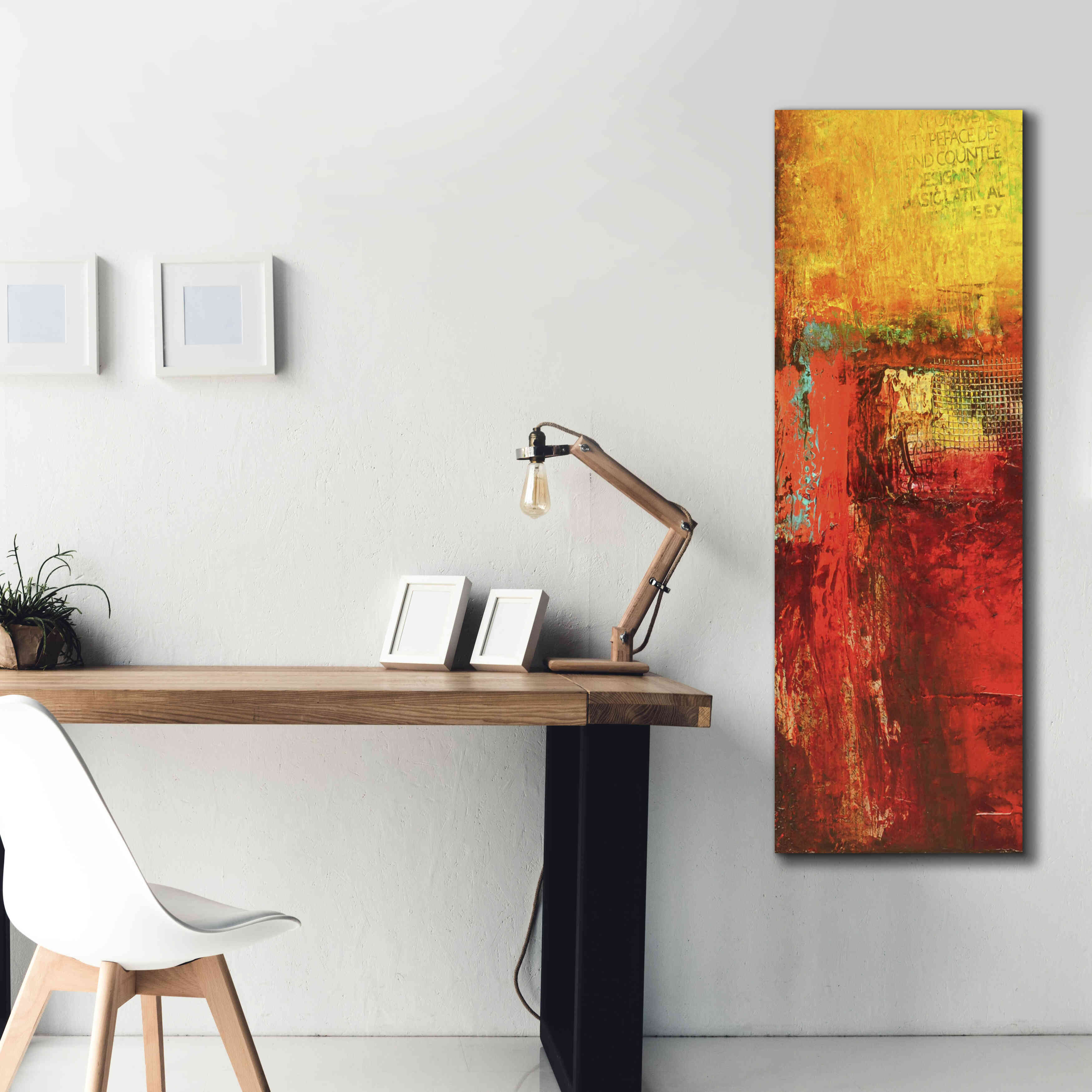 'Inner Circle III' by Erin Ashley, Giclee Canvas Wall Art,20 x 60