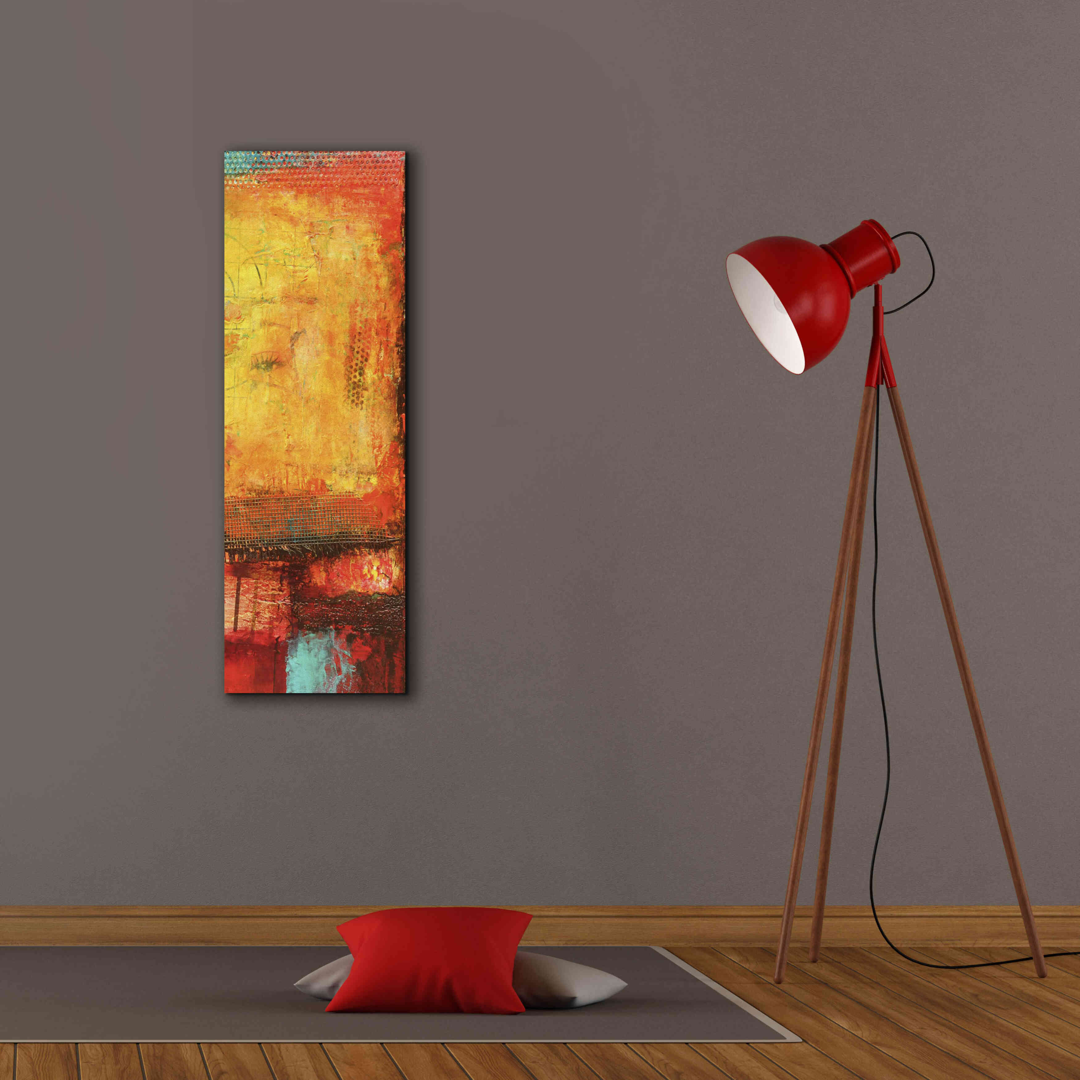 'Inner Circle IV' by Erin Ashley, Giclee Canvas Wall Art,12 x 36