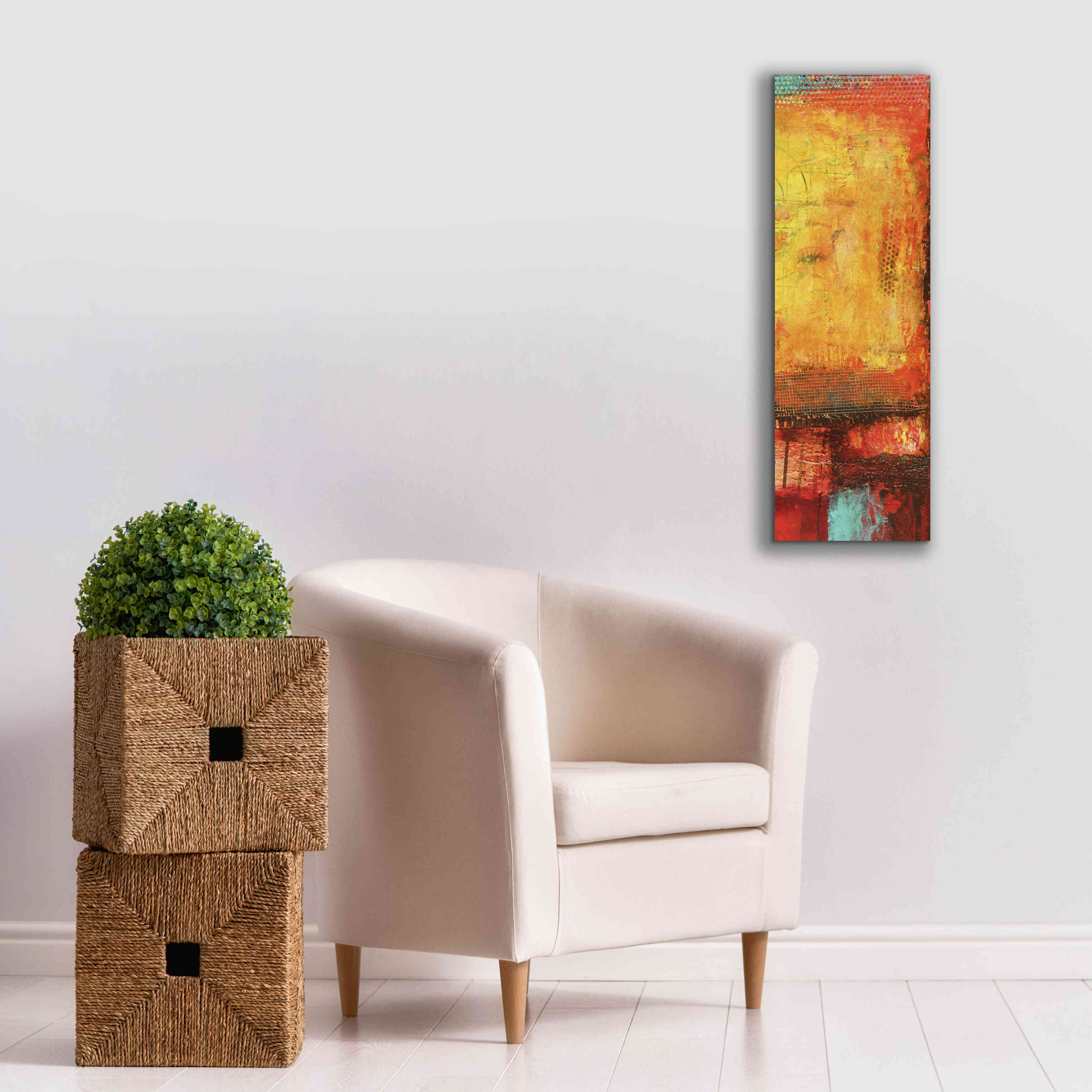 'Inner Circle IV' by Erin Ashley, Giclee Canvas Wall Art,12 x 36