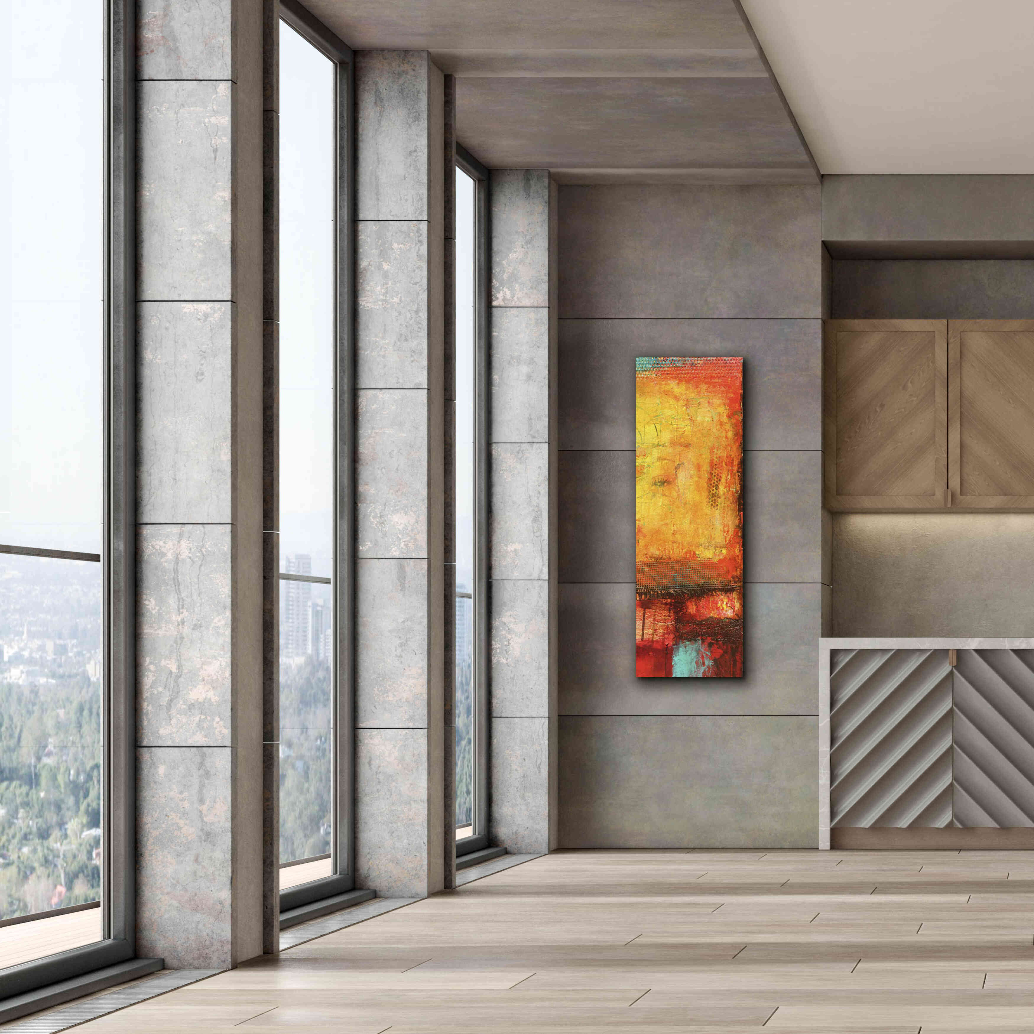 'Inner Circle IV' by Erin Ashley, Giclee Canvas Wall Art,20 x 60