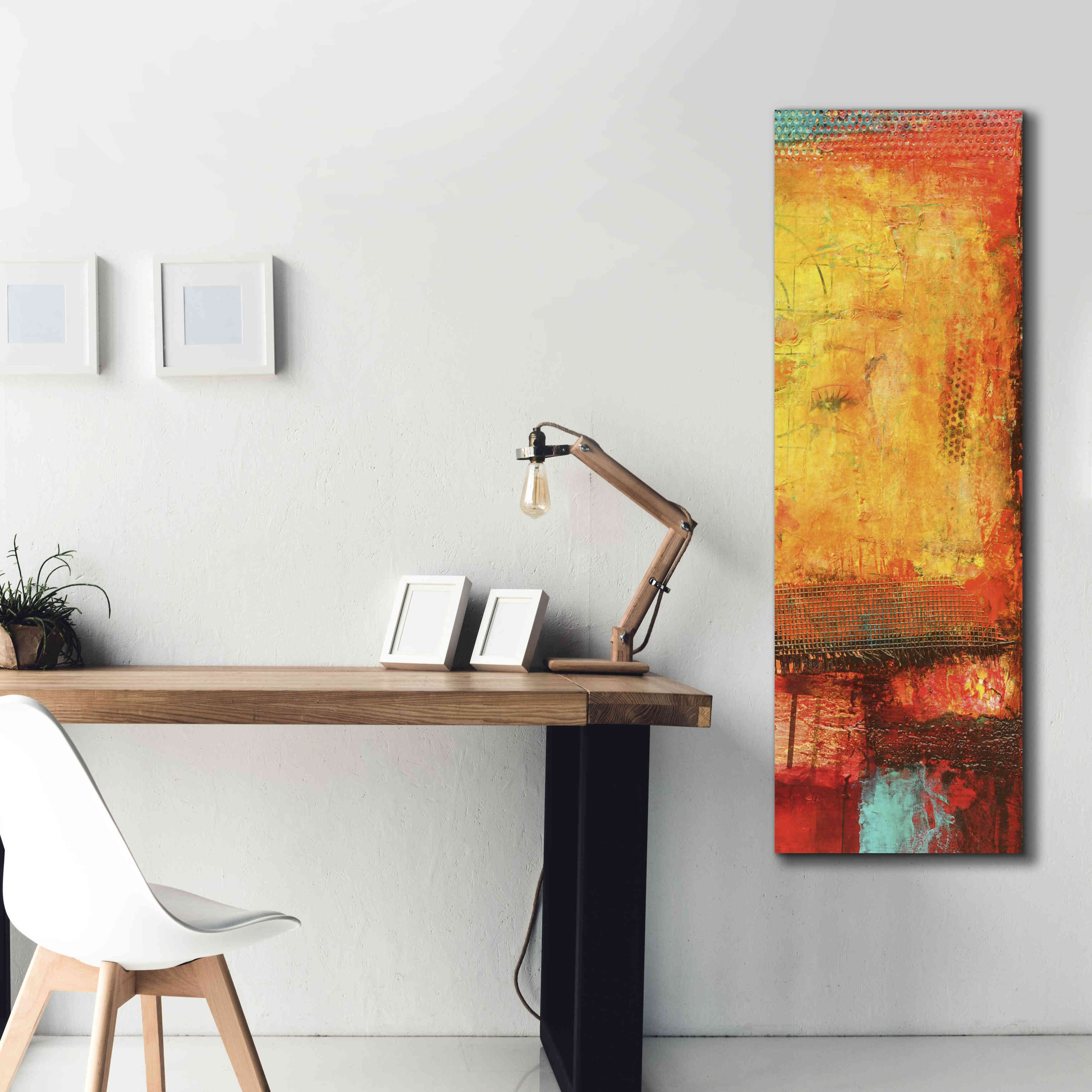 'Inner Circle IV' by Erin Ashley, Giclee Canvas Wall Art,20 x 60