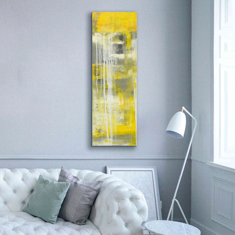 'Mellow Yellow I' by Erin Ashley, Giclee Canvas Wall Art,20 x 60
