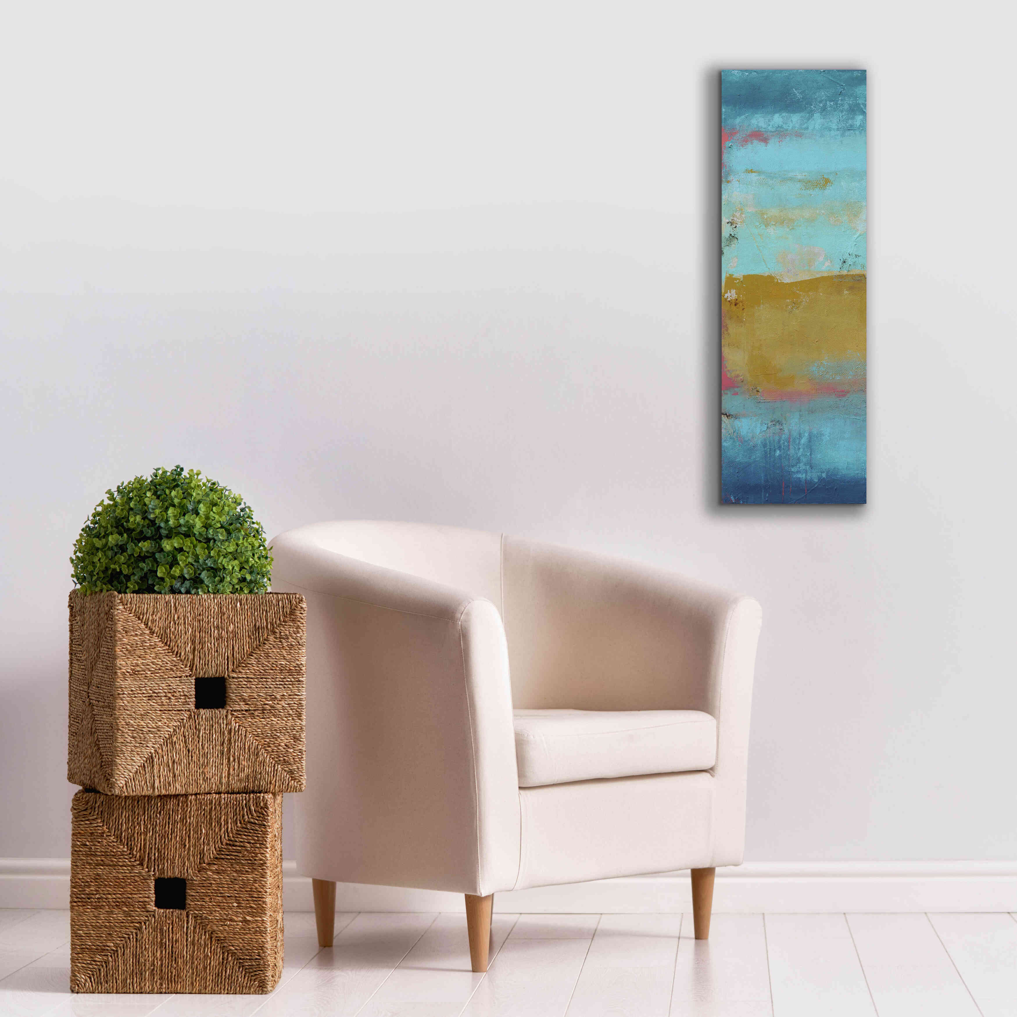 'Riviera Bay I' by Erin Ashley, Giclee Canvas Wall Art,12 x 36