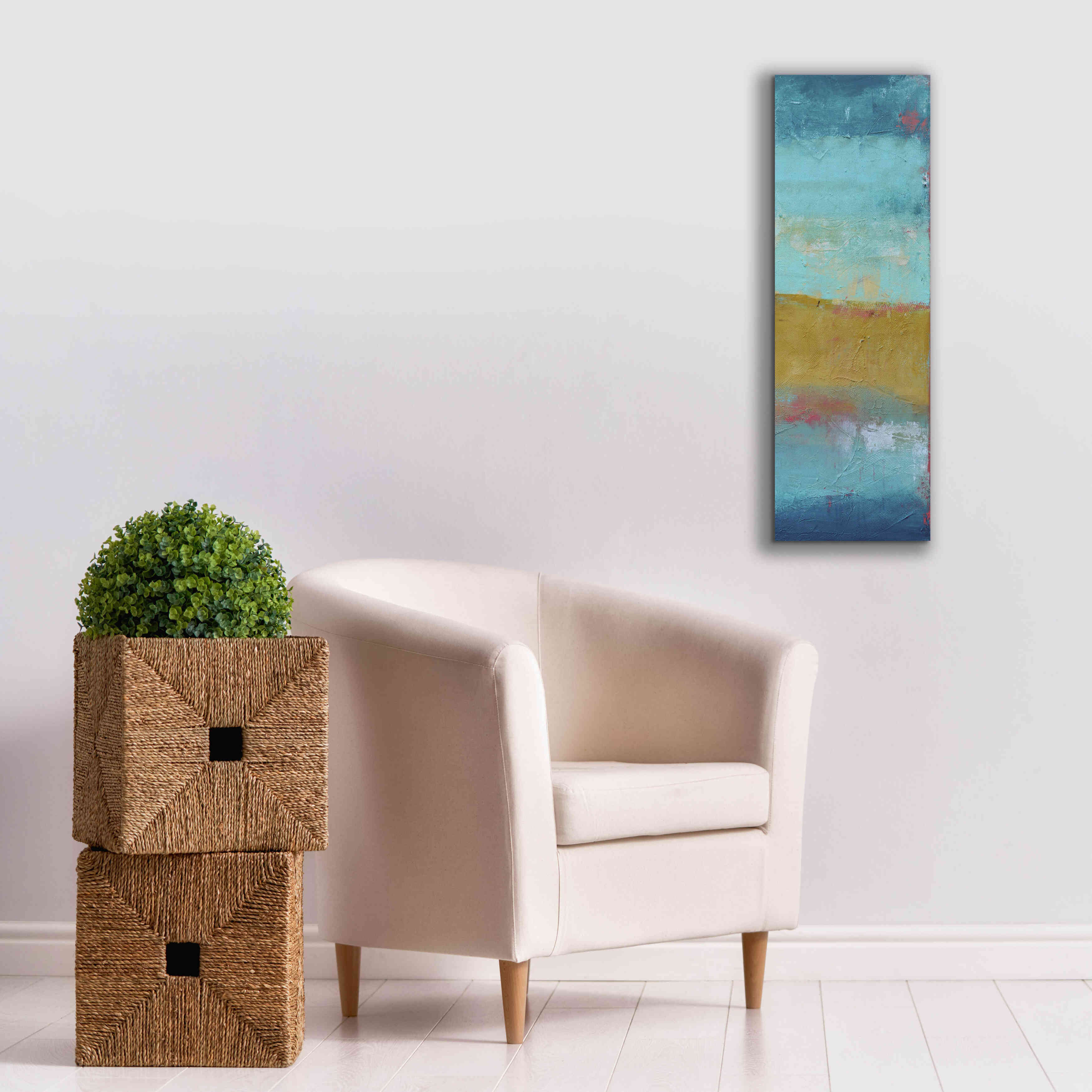 'Riviera Bay II' by Erin Ashley, Giclee Canvas Wall Art,12 x 36