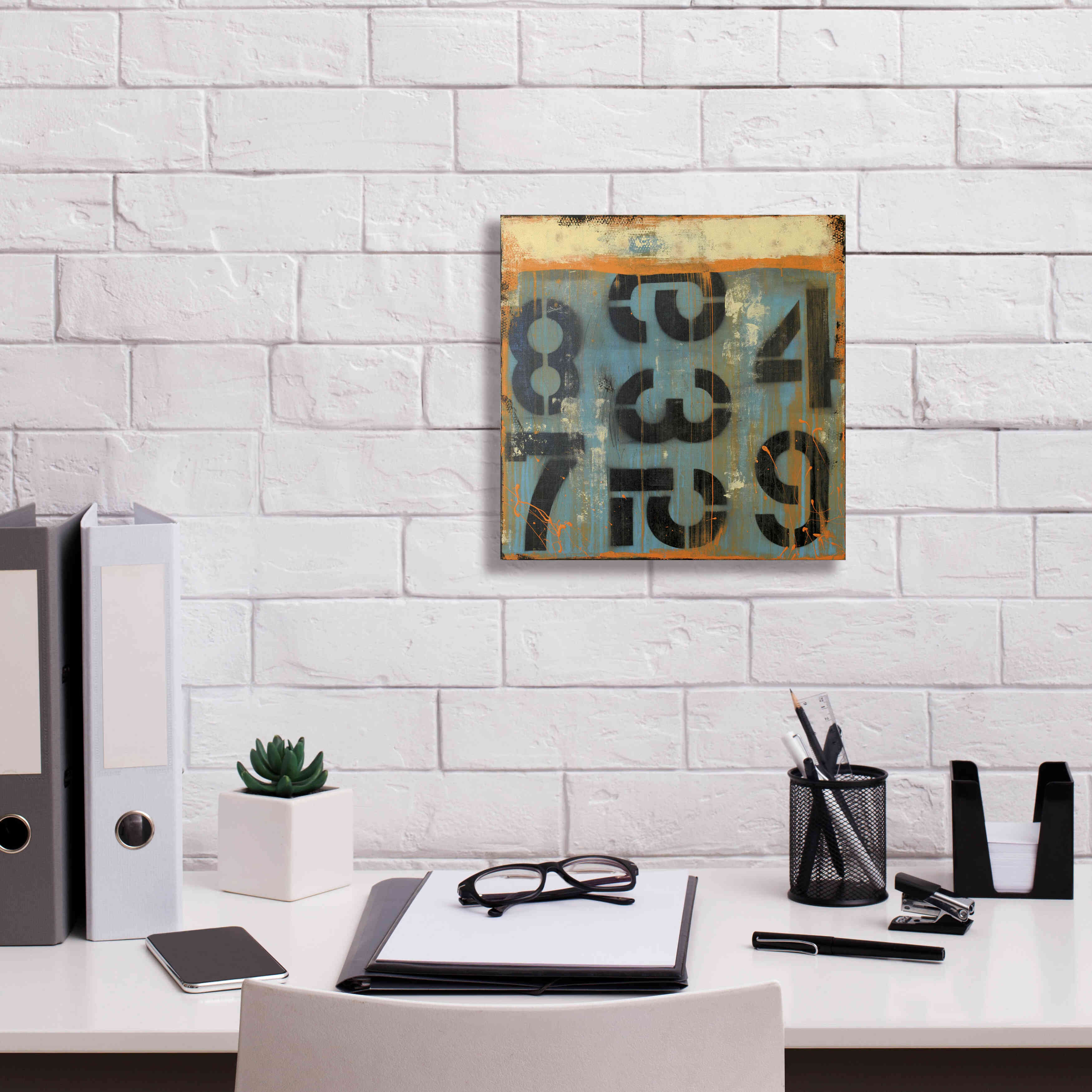 'Score Card' by Erin Ashley, Giclee Canvas Wall Art,12 x 12