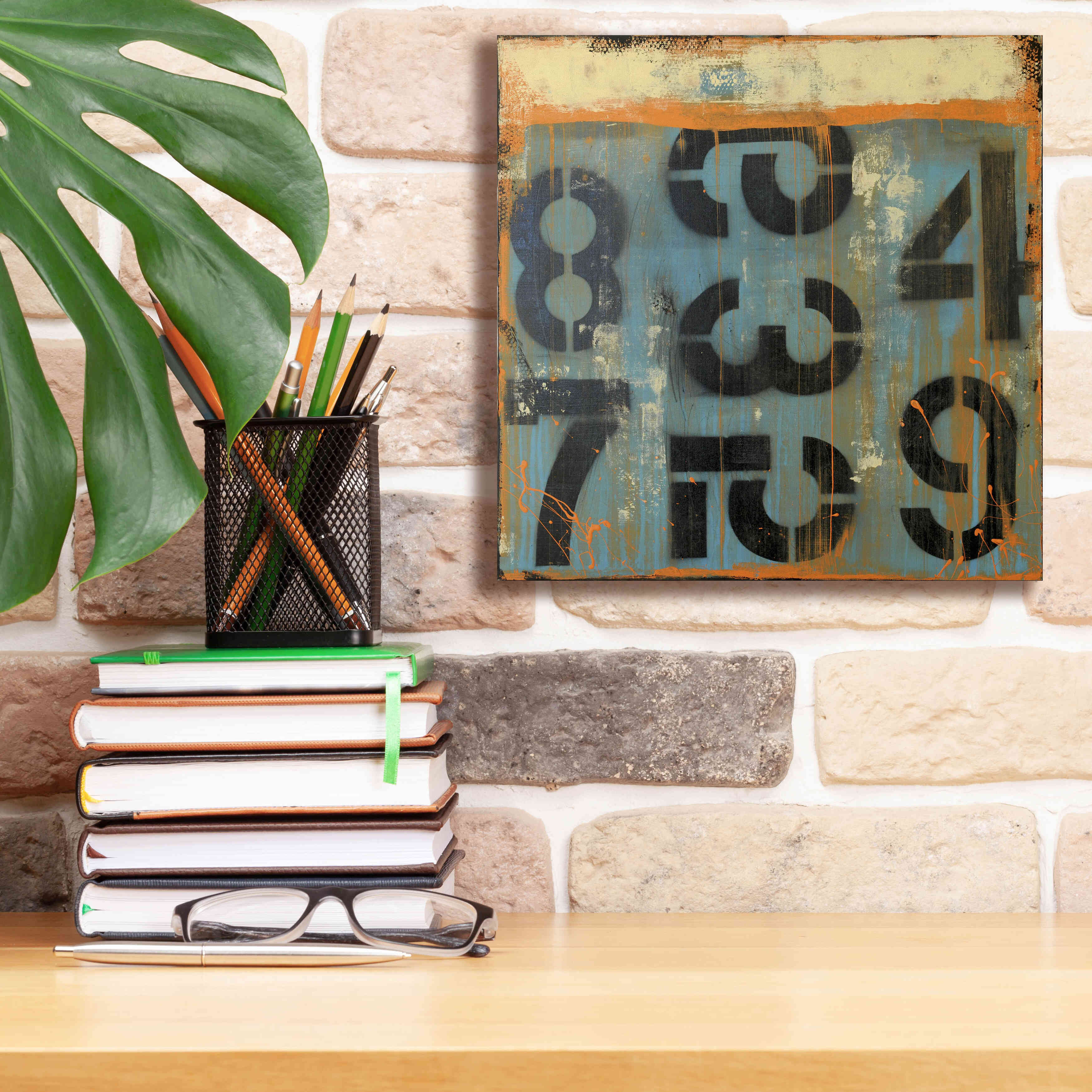 'Score Card' by Erin Ashley, Giclee Canvas Wall Art,12 x 12