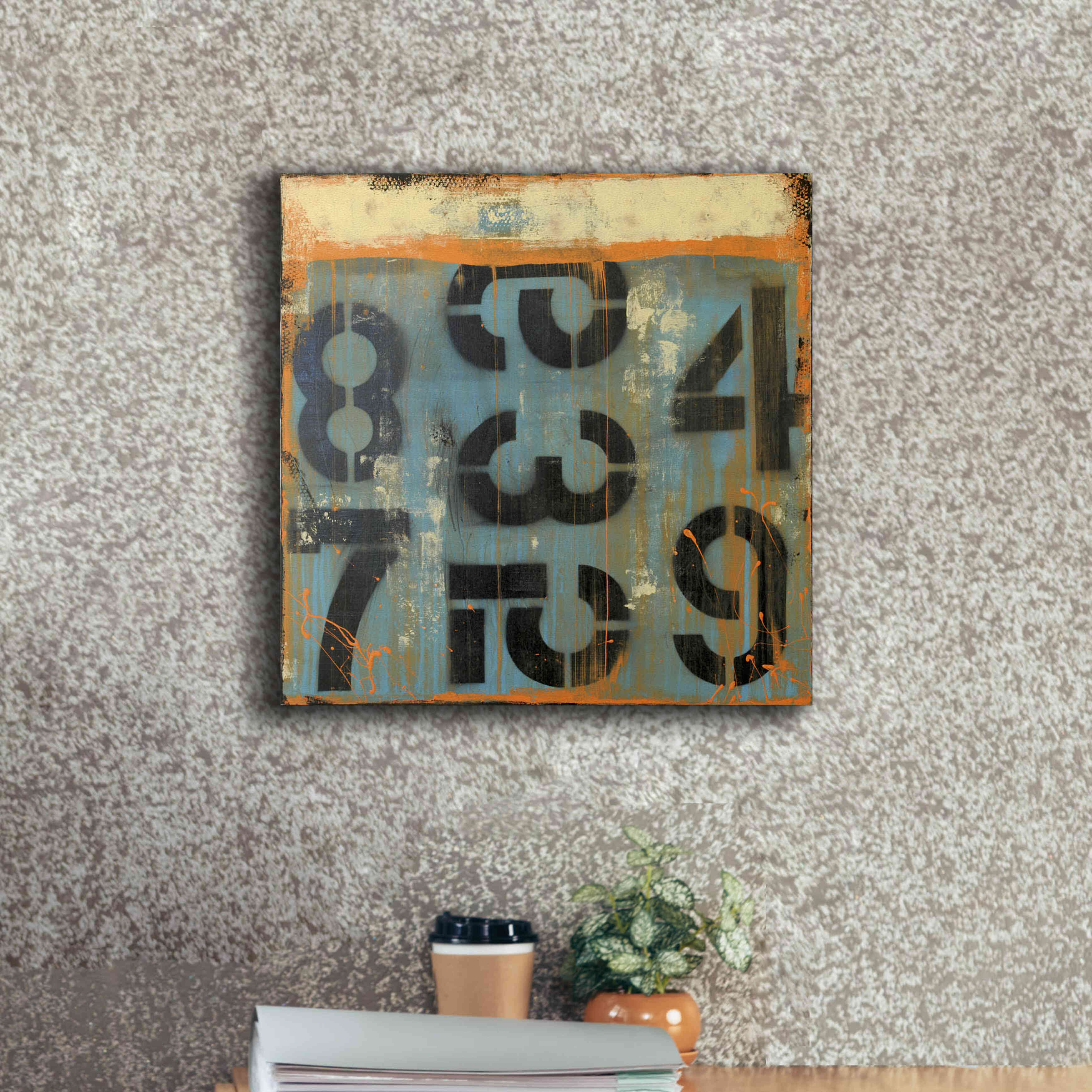 'Score Card' by Erin Ashley, Giclee Canvas Wall Art,18 x 18