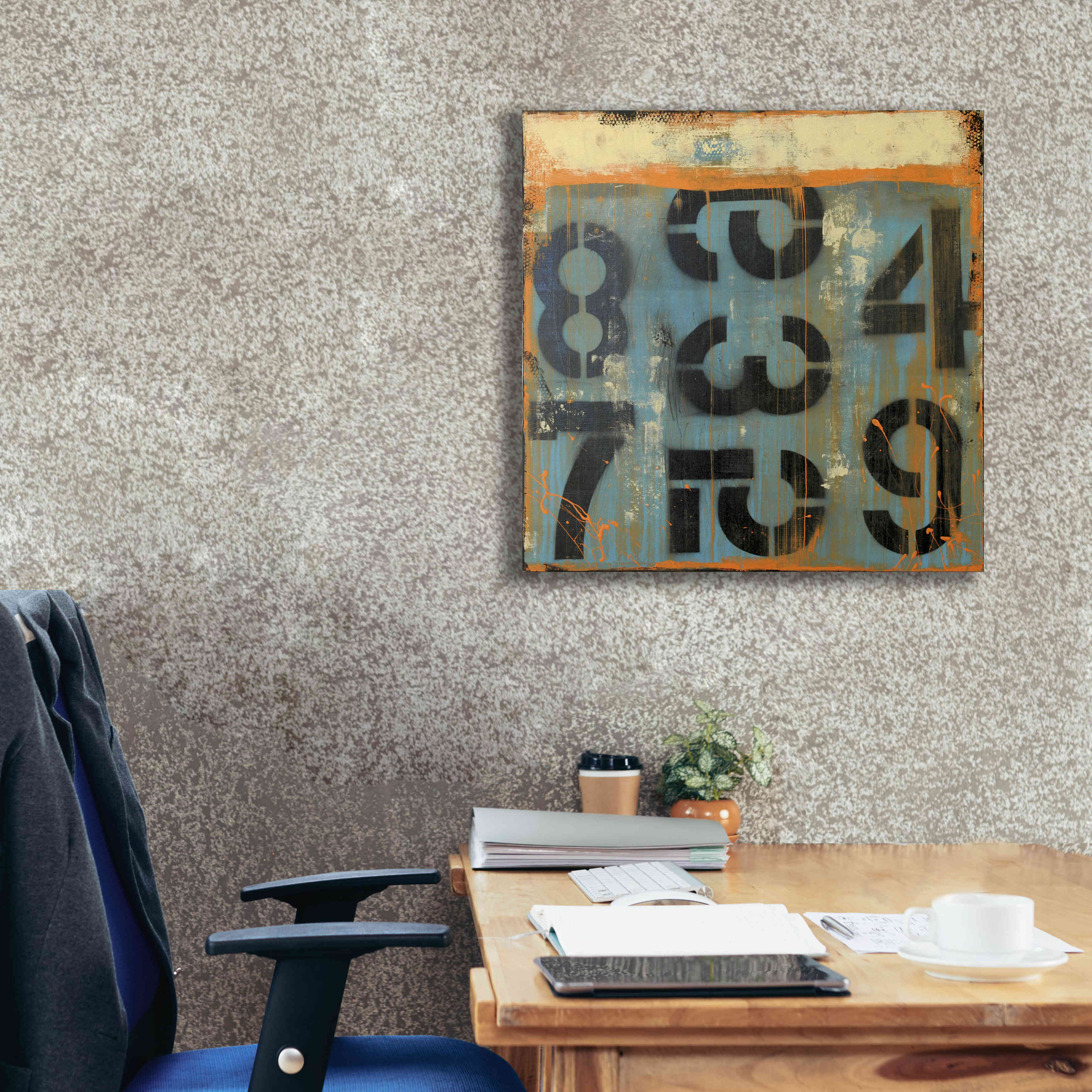 'Score Card' by Erin Ashley, Giclee Canvas Wall Art,26 x 26