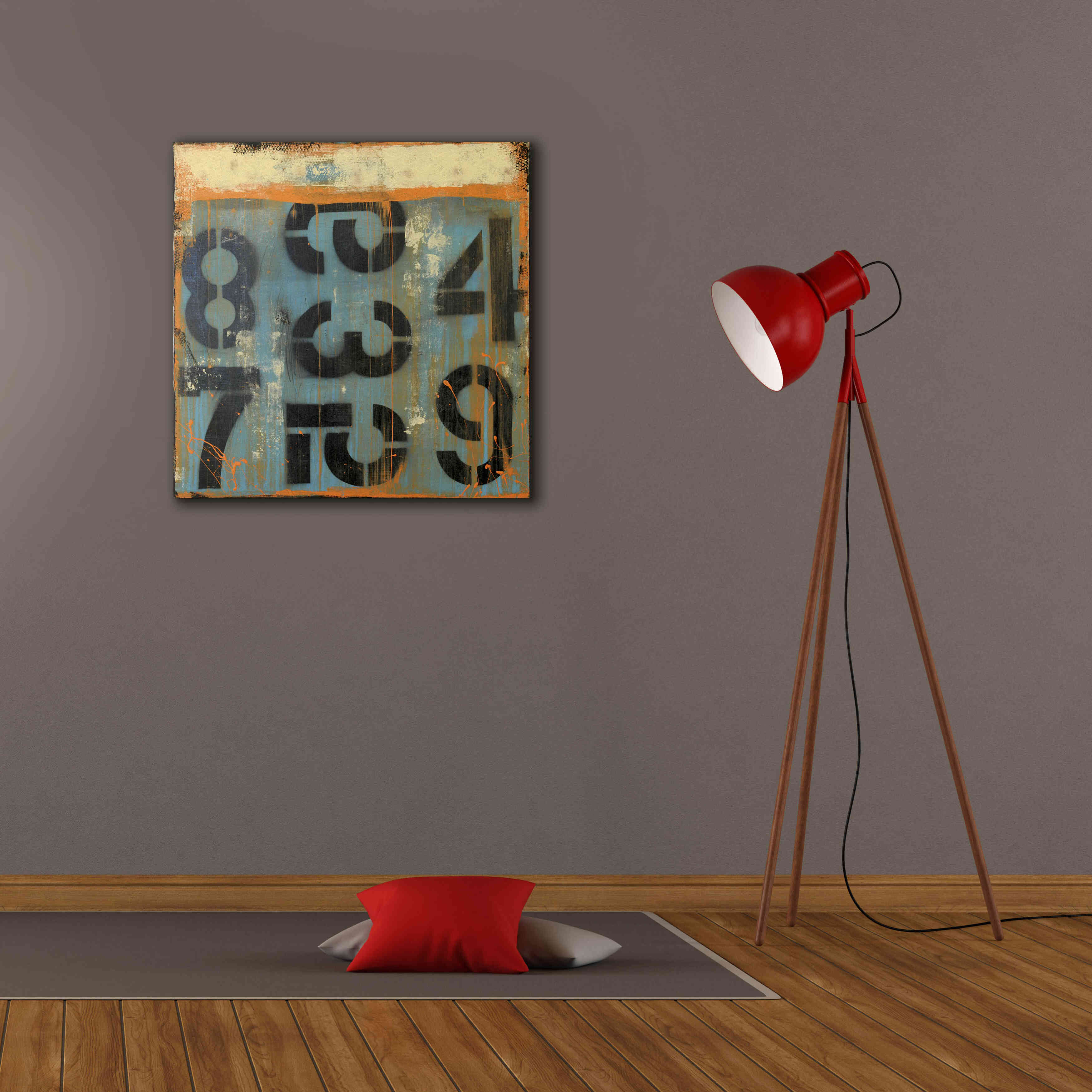 'Score Card' by Erin Ashley, Giclee Canvas Wall Art,26 x 26