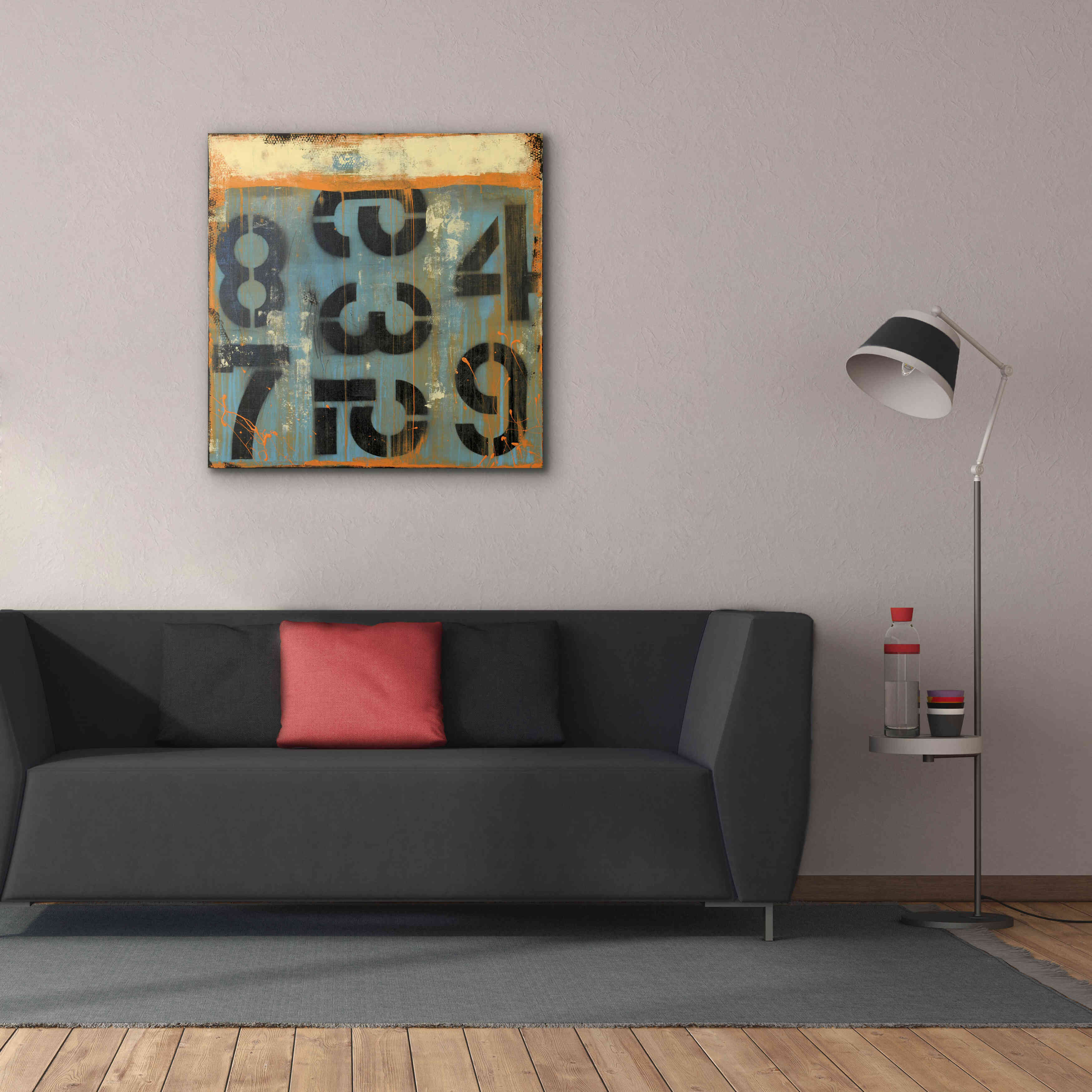 'Score Card' by Erin Ashley, Giclee Canvas Wall Art,37 x 37