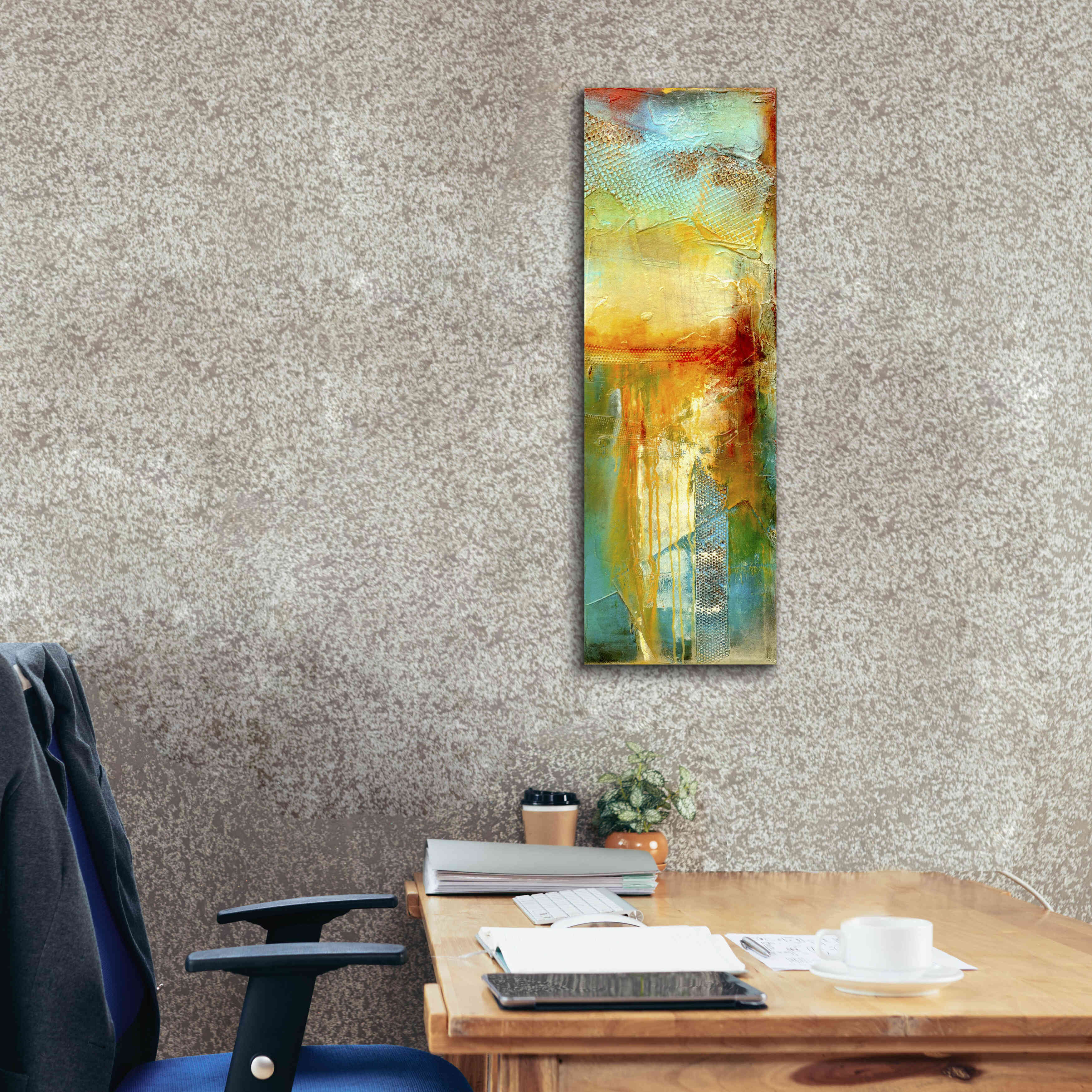 'Urban Decay III' by Erin Ashley, Giclee Canvas Wall Art,12 x 36