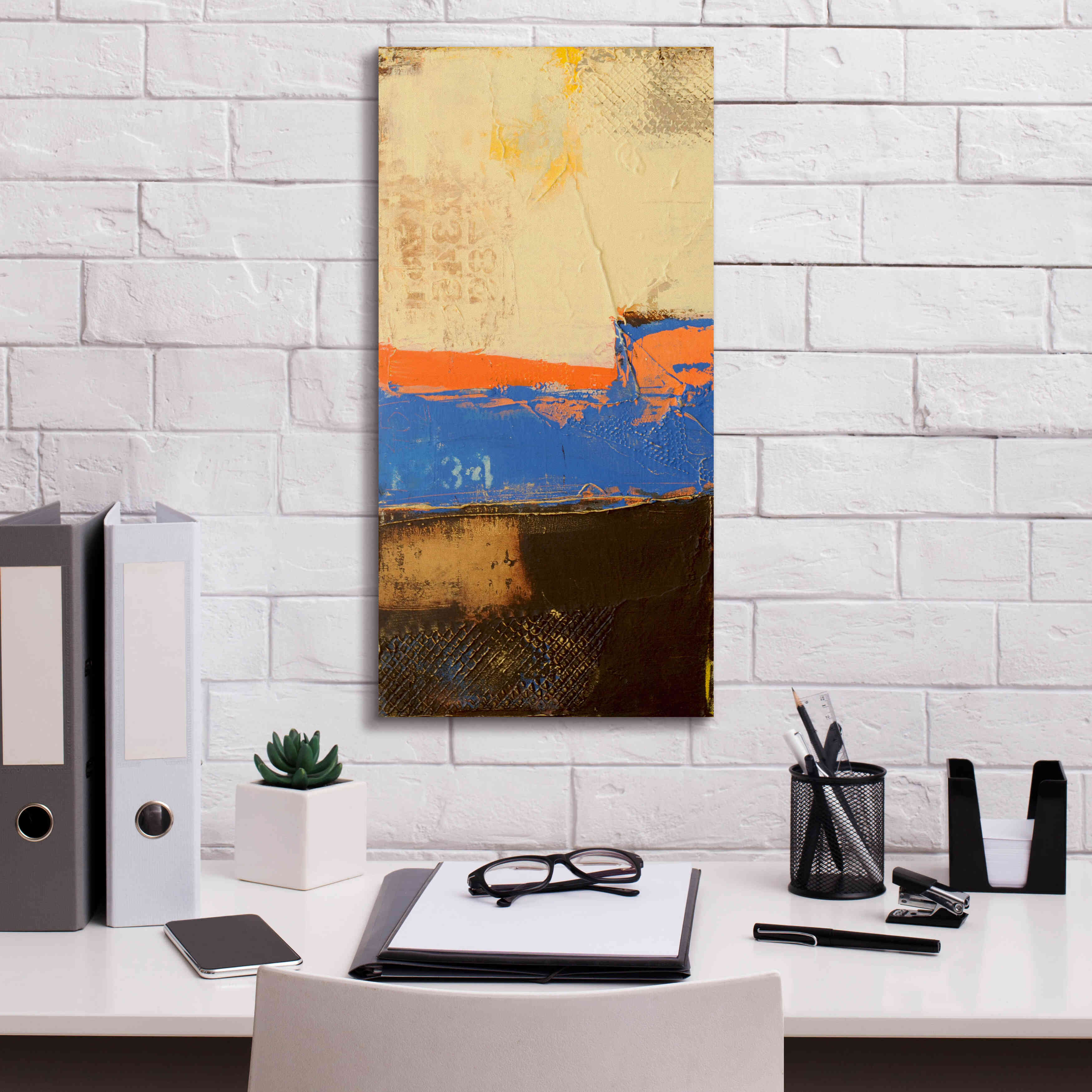 'Urban District I' by Erin Ashley, Giclee Canvas Wall Art,12 x 24