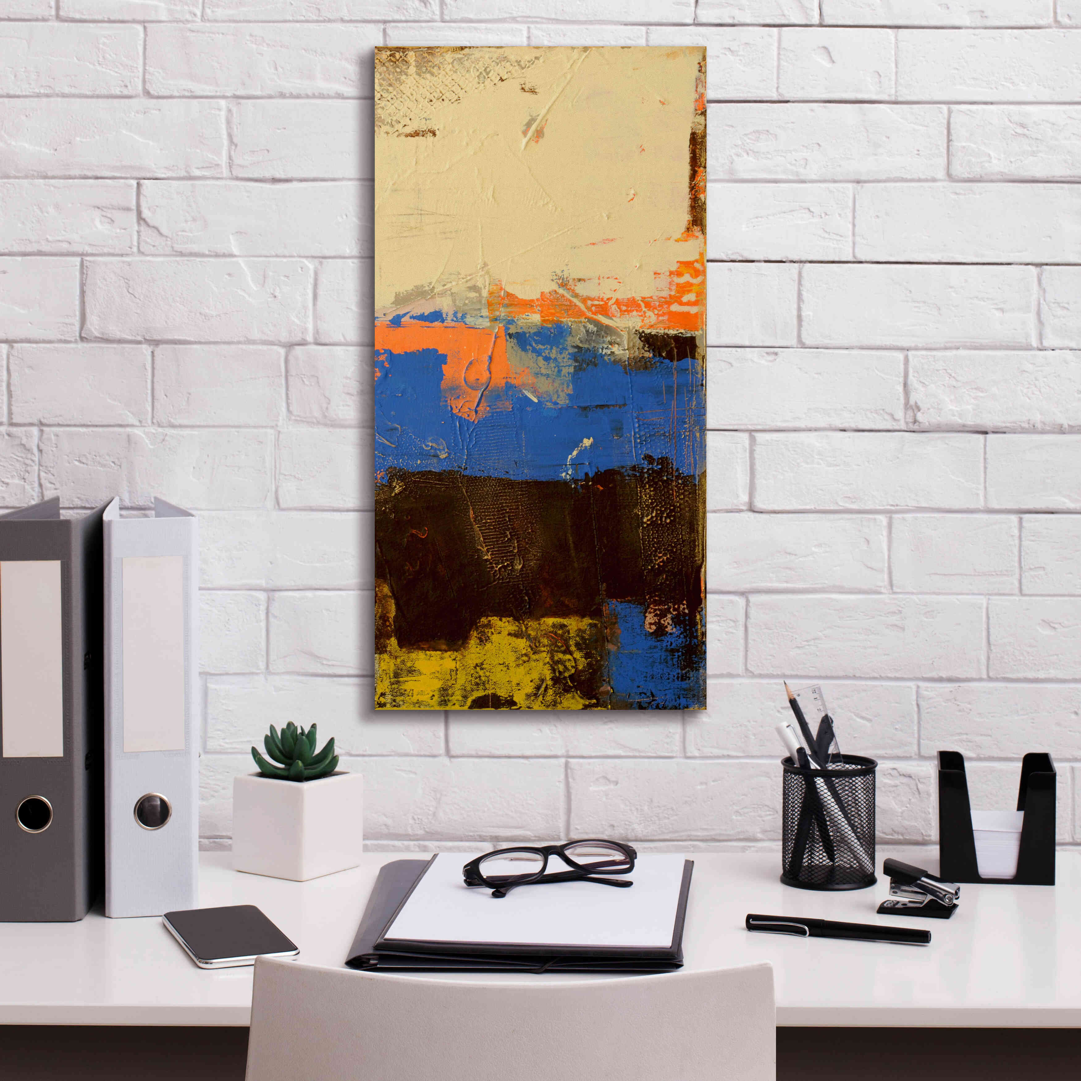 'Urban District II' by Erin Ashley, Giclee Canvas Wall Art,12 x 24