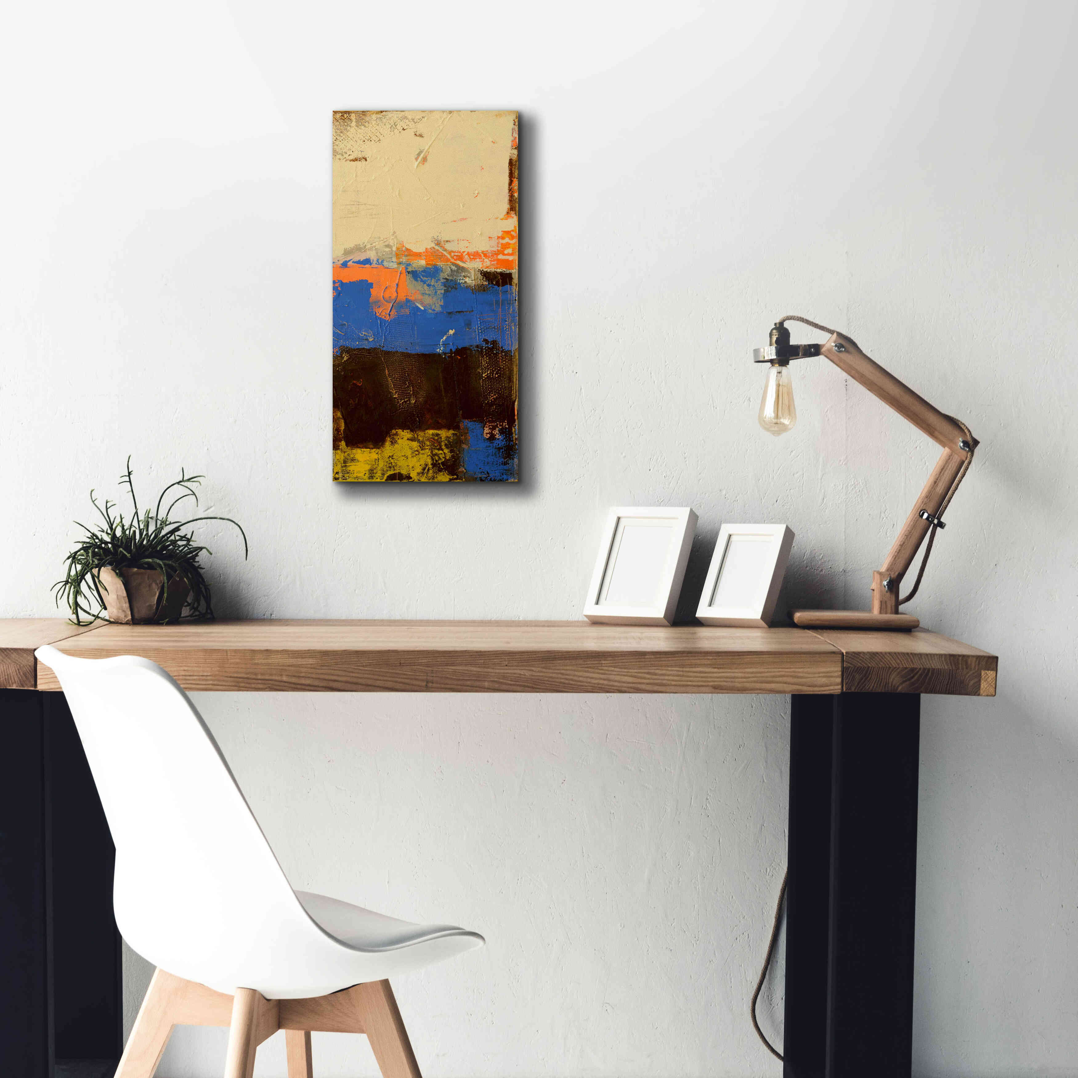 'Urban District II' by Erin Ashley, Giclee Canvas Wall Art,12 x 24