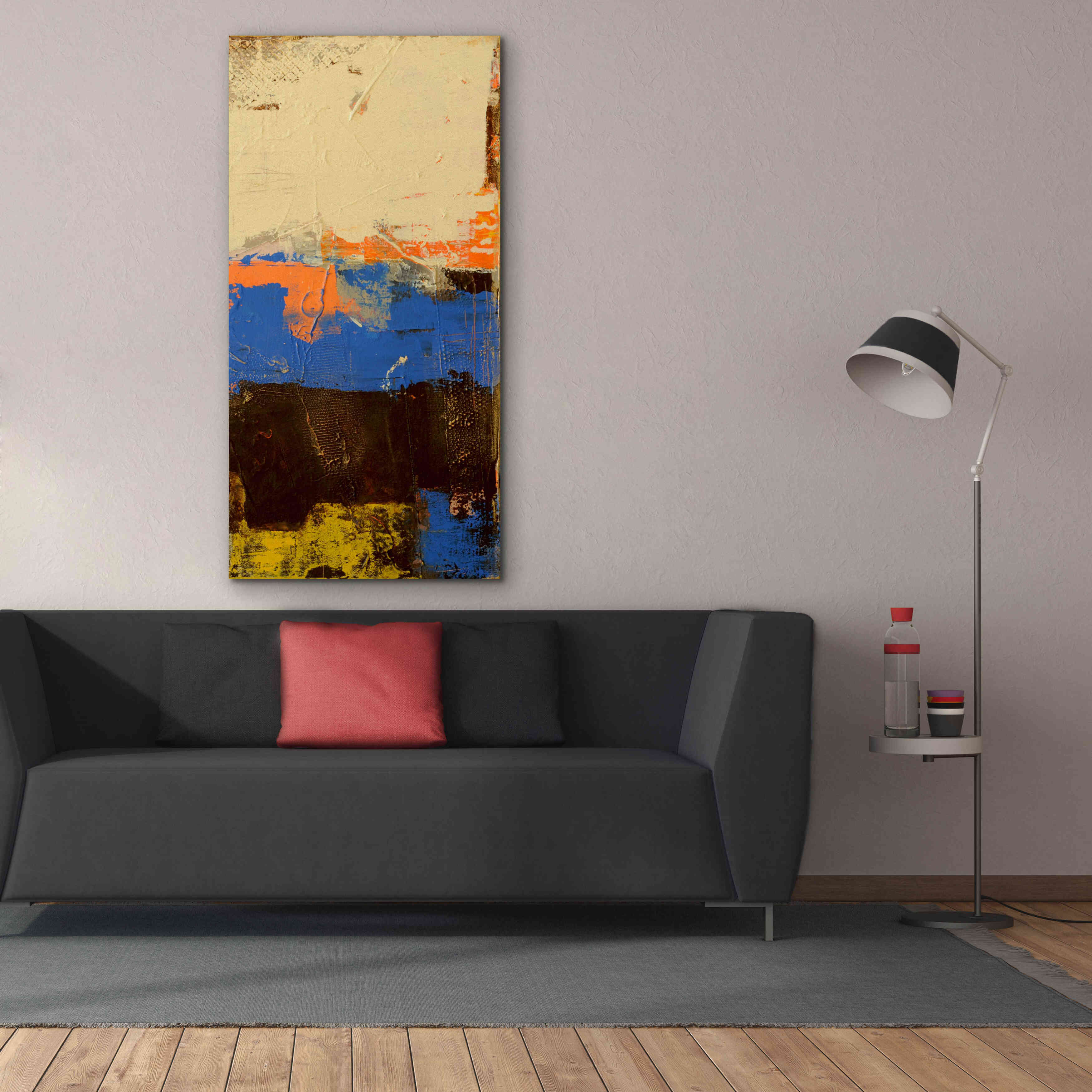 'Urban District II' by Erin Ashley, Giclee Canvas Wall Art,30 x 60