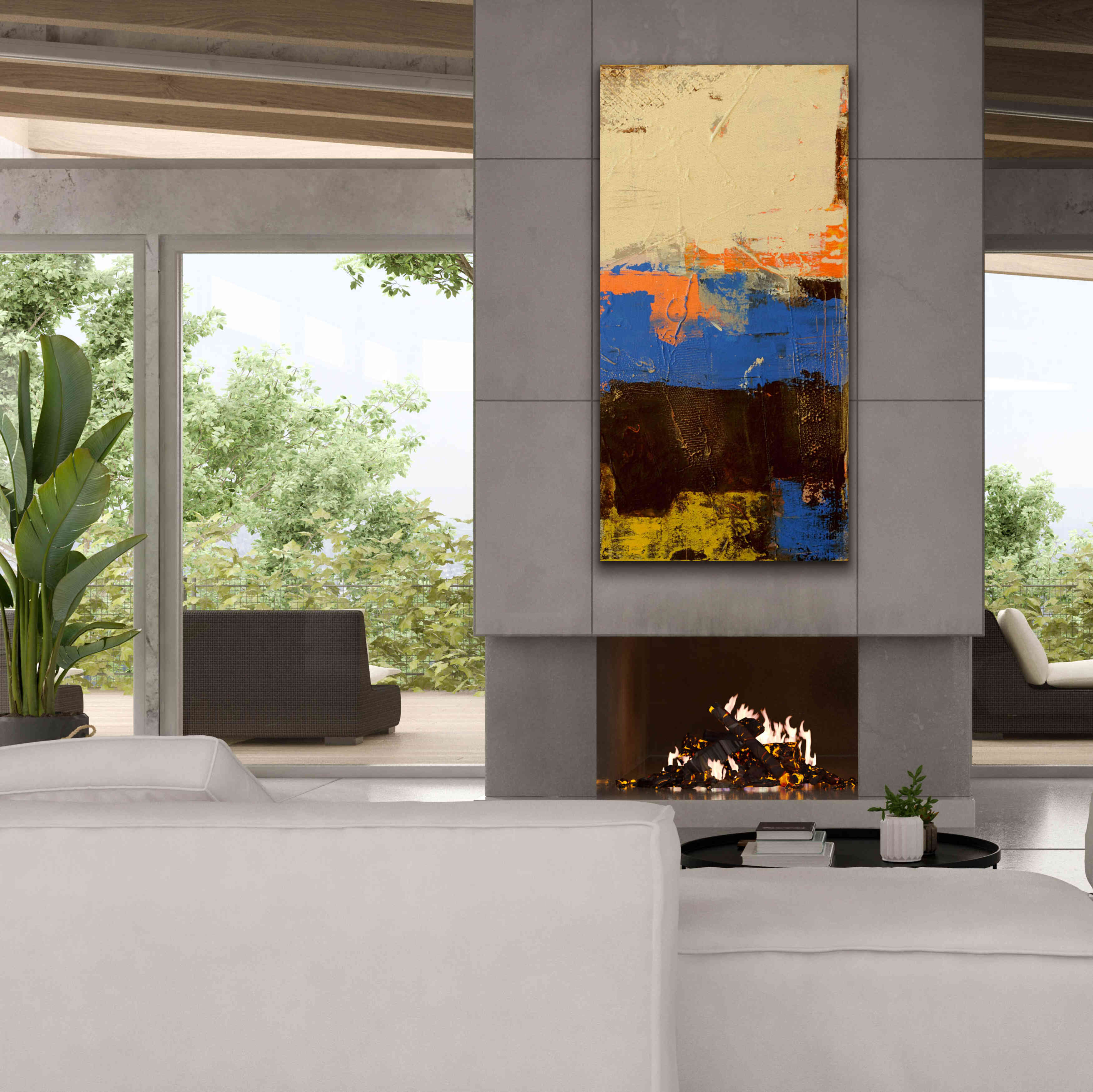 'Urban District II' by Erin Ashley, Giclee Canvas Wall Art,30 x 60