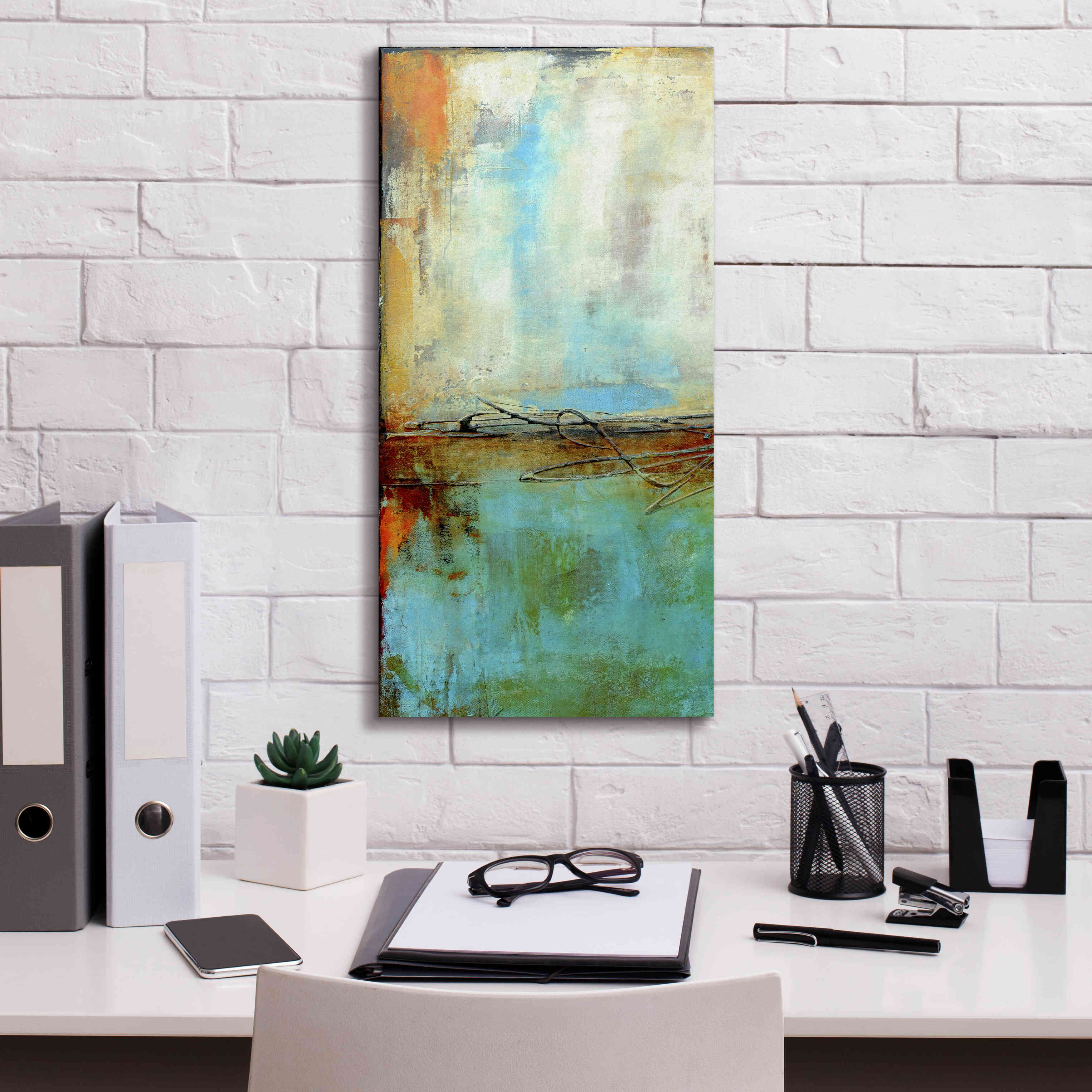 'Urban East IV' by Erin Ashley, Giclee Canvas Wall Art,12 x 24