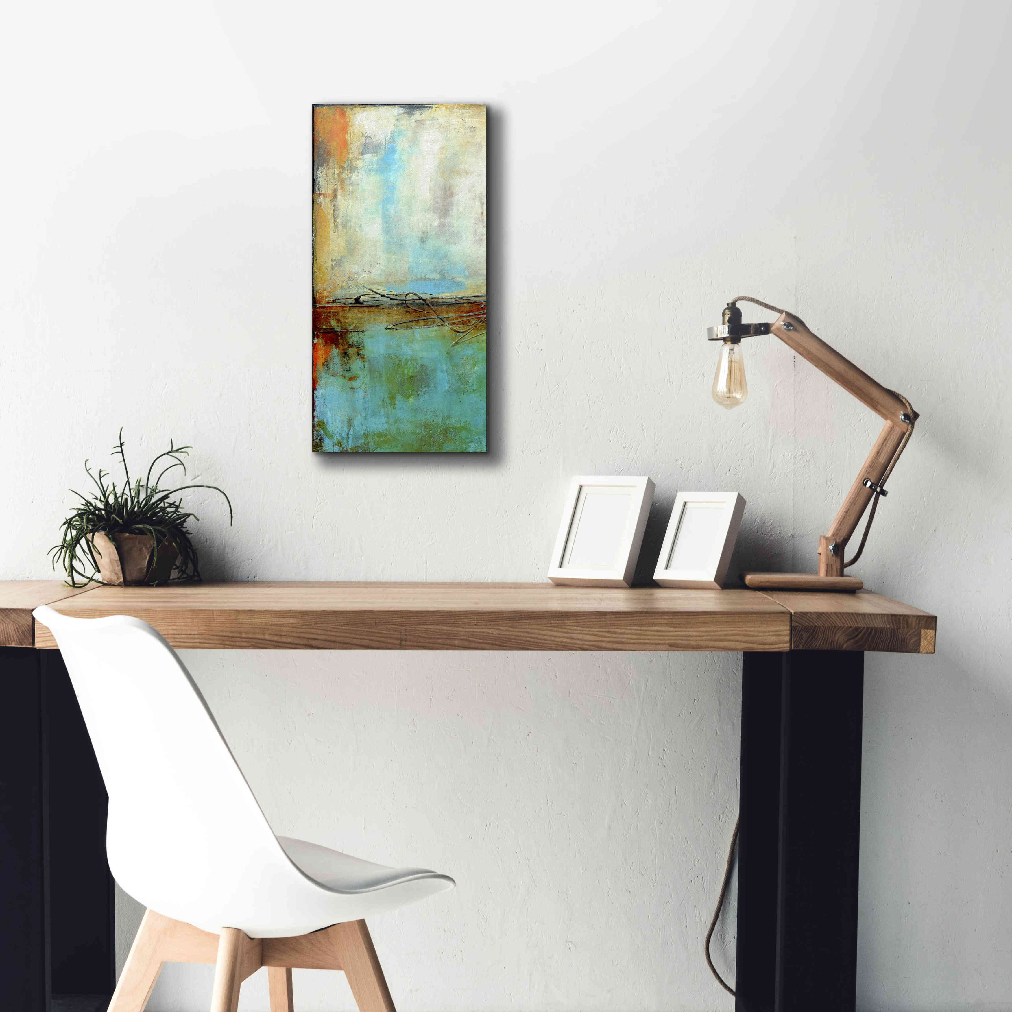 'Urban East IV' by Erin Ashley, Giclee Canvas Wall Art,12 x 24
