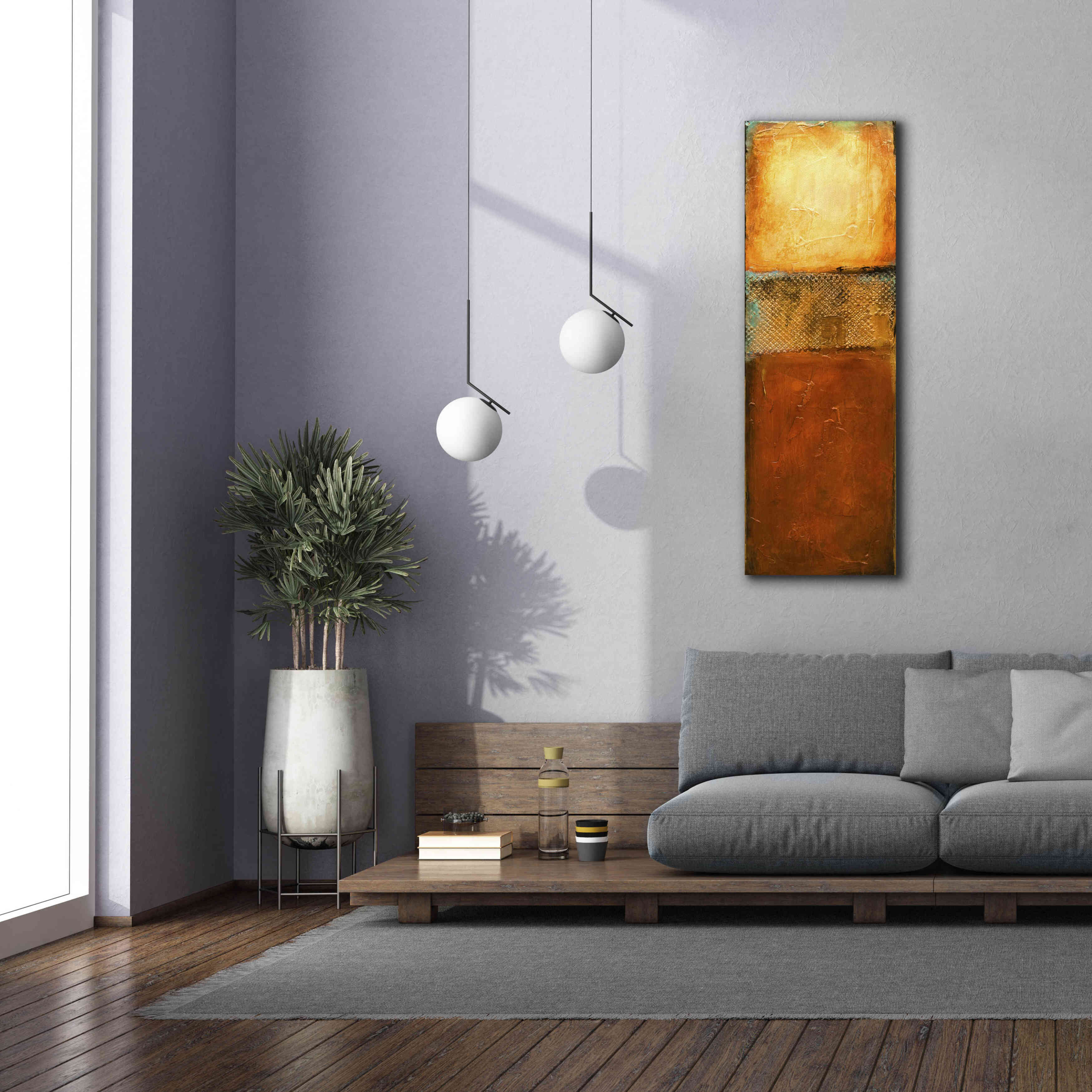 'Urban Zen I' by Erin Ashley, Giclee Canvas Wall Art,20 x 60