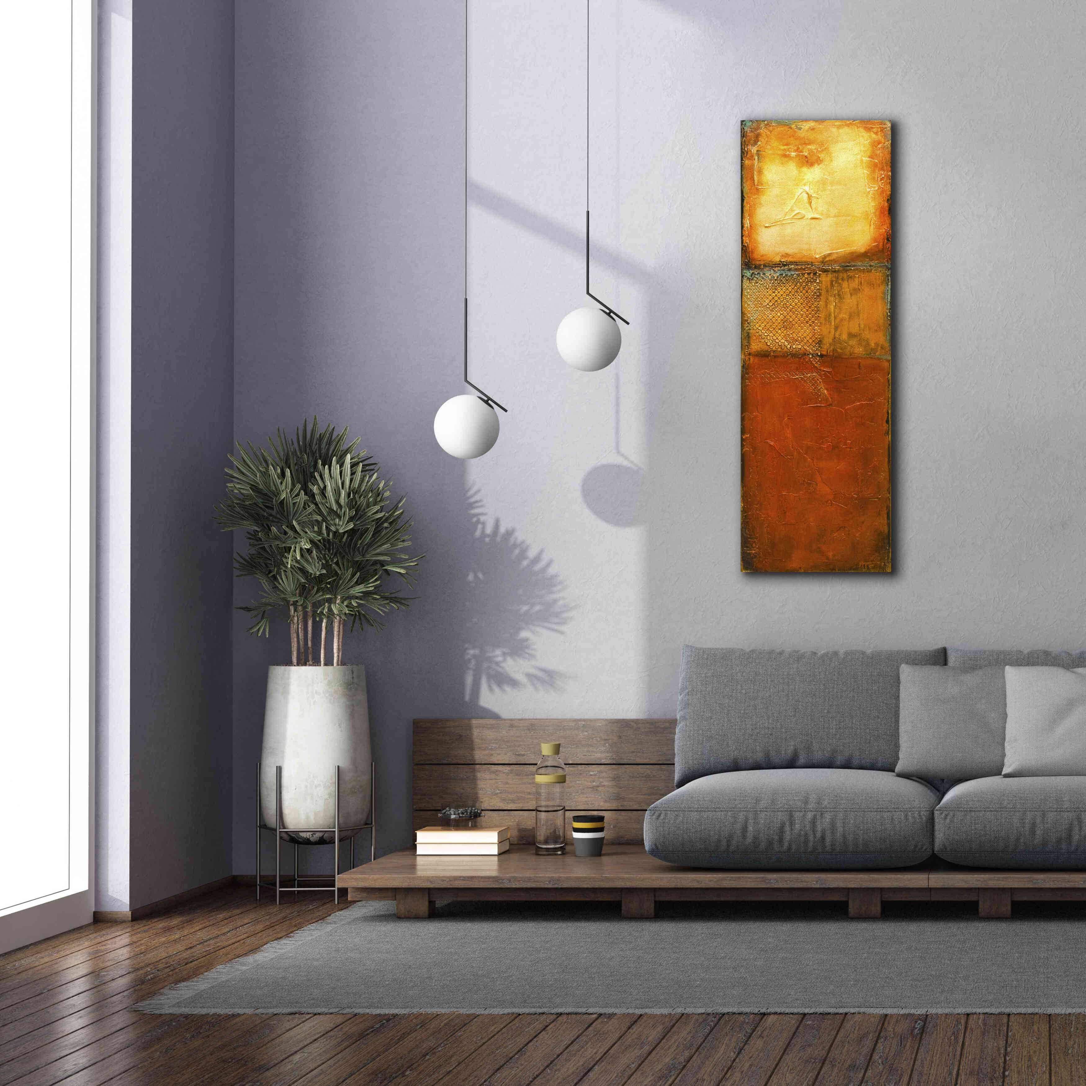 'Urban Zen II' by Erin Ashley, Giclee Canvas Wall Art,20 x 60