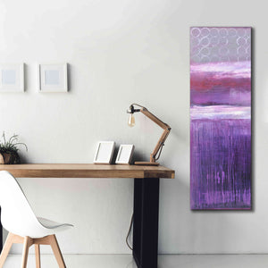 'Purple Rain I' by Erin Ashley, Giclee Canvas Wall Art,20 x 60