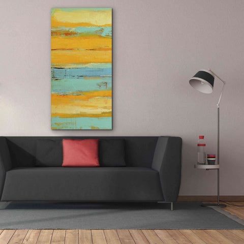 'Caribbean Sunrise I' by Erin Ashley, Giclee Canvas Wall Art,30 x 60